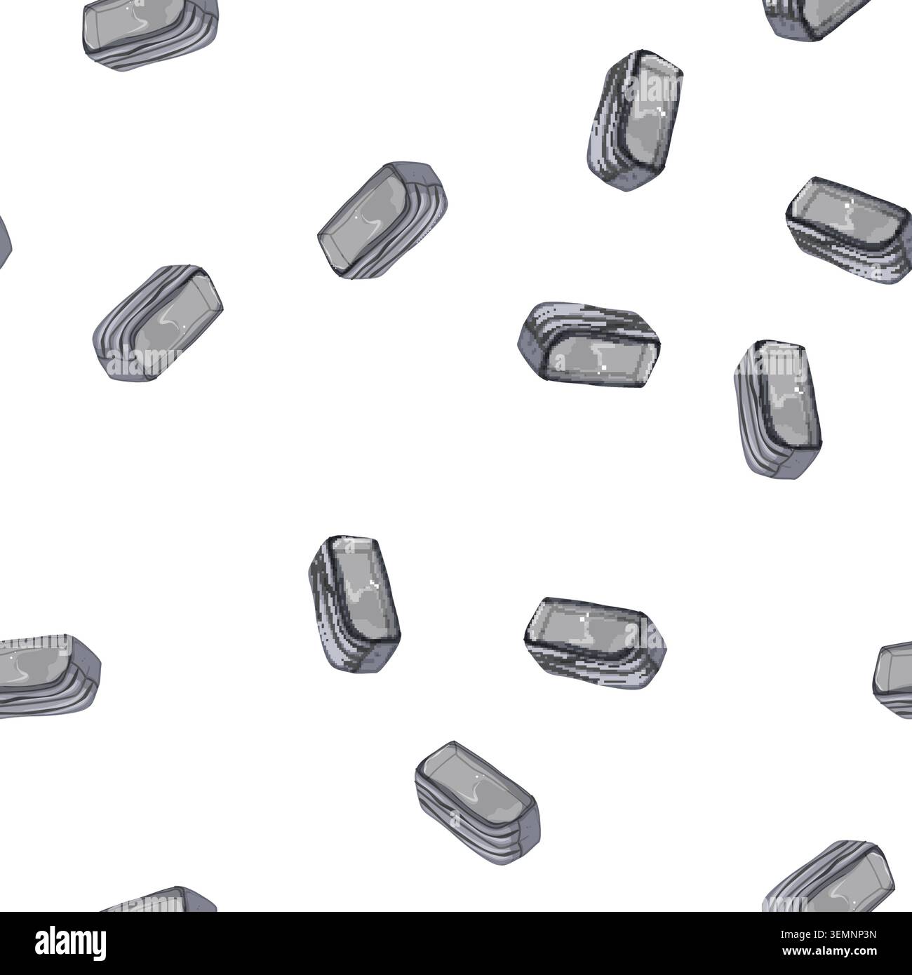 pattern color pencil case cartoon vector Stock Vector