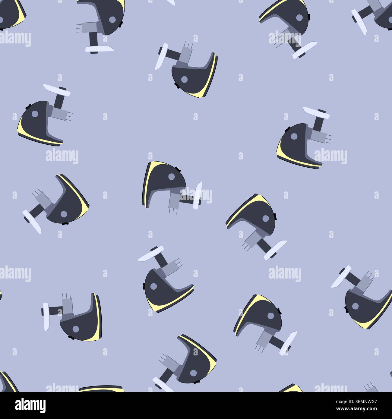 seamless pattern food meat grinder cartoon vector Stock Vector