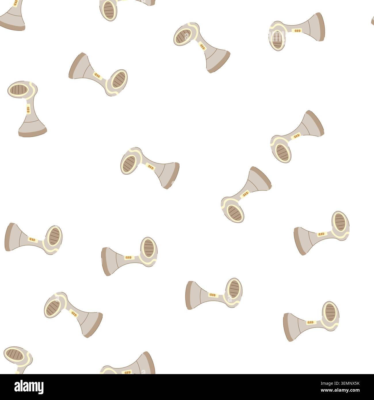 pattern portable garment steamer cartoon vector Stock Vector