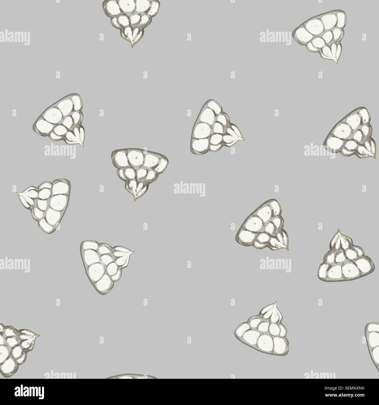 seamless pattern cream meringue cartoon vector Stock Vector