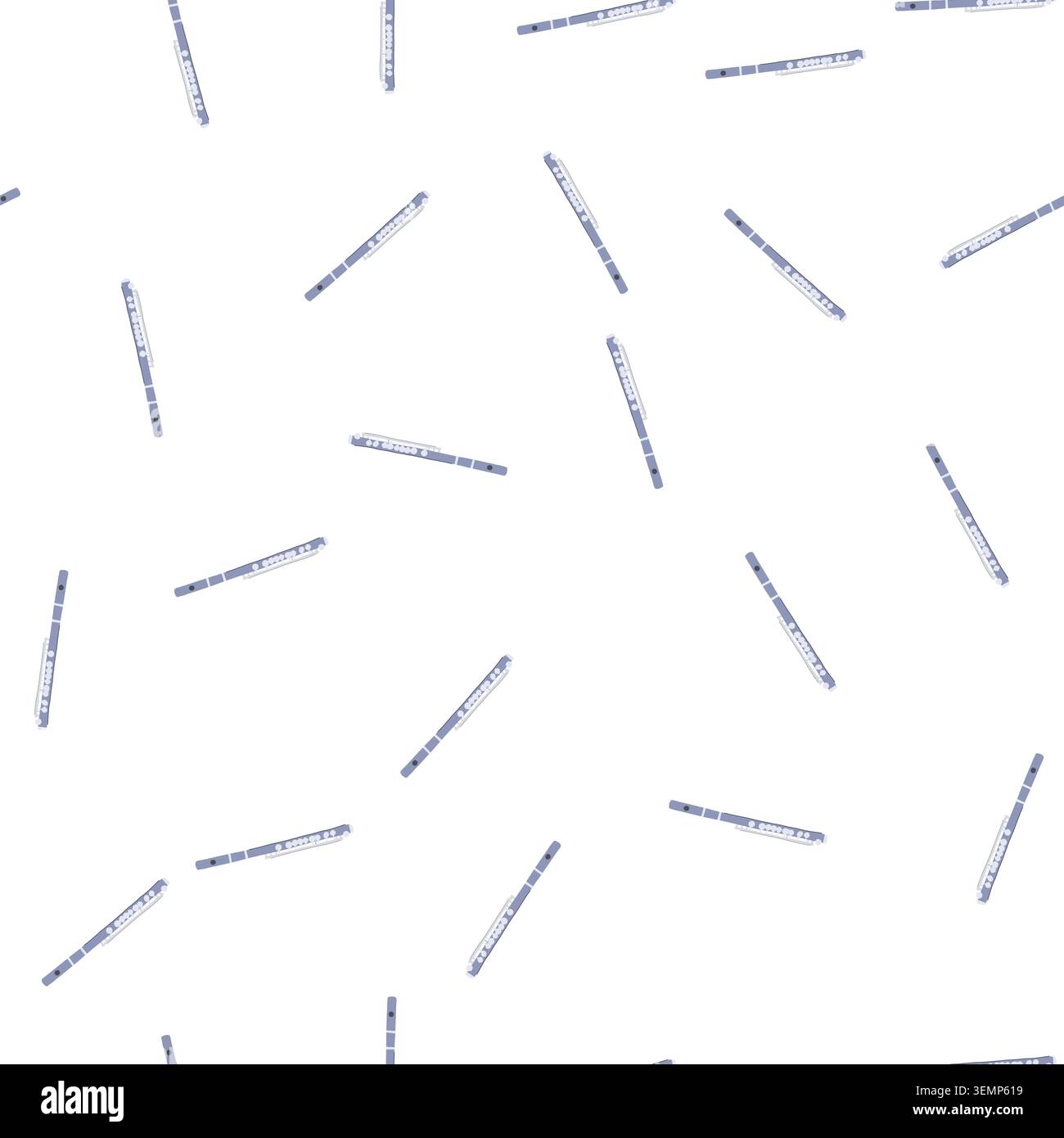 pattern performance flute cartoon vector Stock Vector