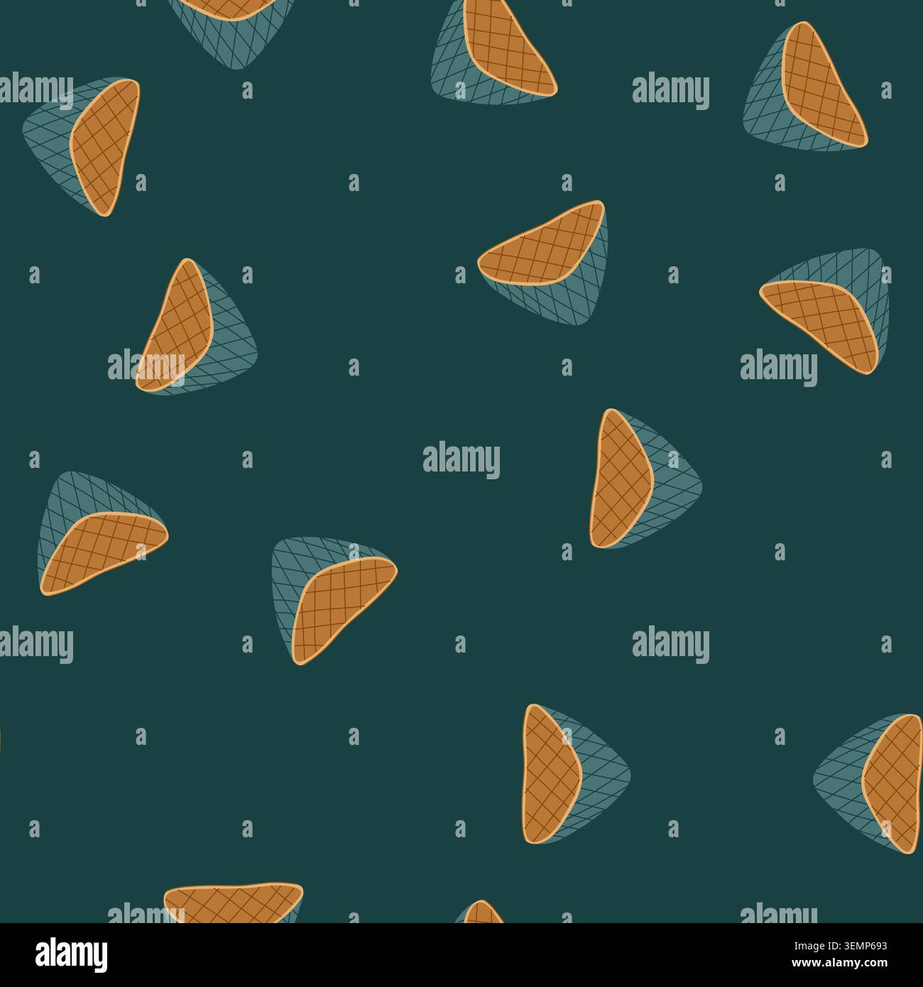 seamless pattern vegetables bamboo steamer basket cartoon vector Stock Vector