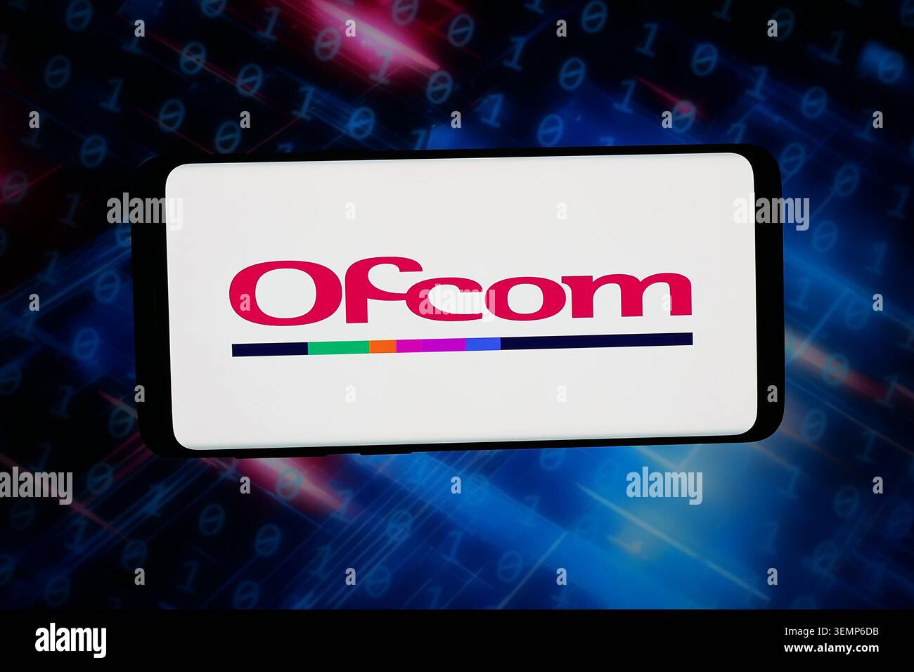 In this photo illustration, the logo of regulator Office of ...