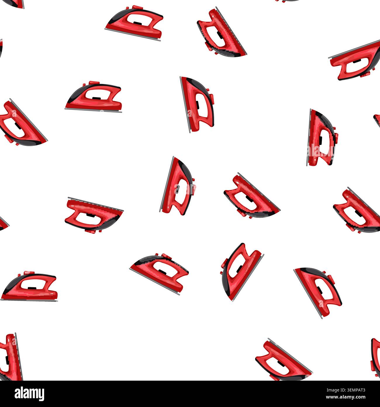 pattern clothers iron laundry cartoon vector Stock Vector