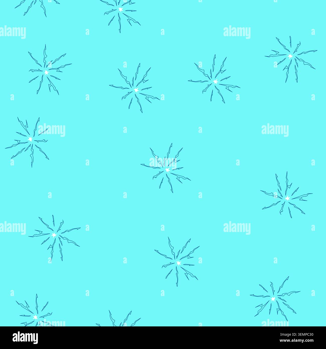 seamless pattern thunder impact vfx cartoon vector Stock Vector