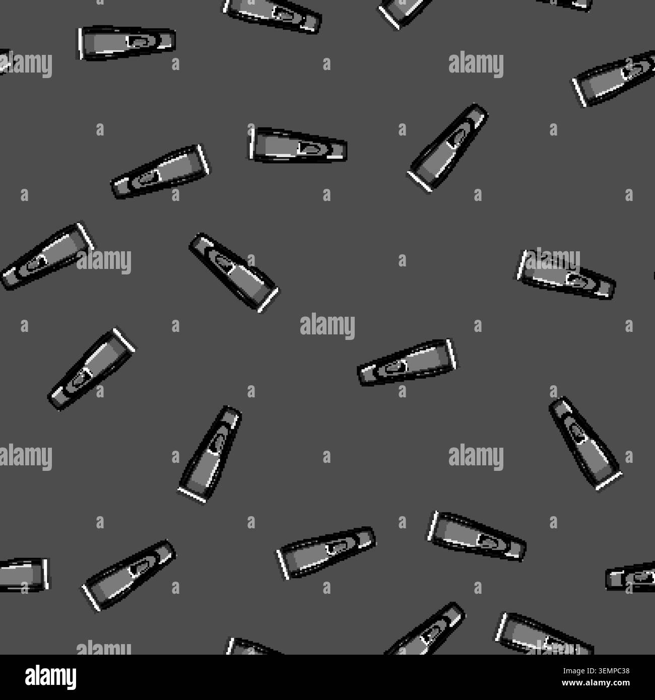 seamless pattern salon hair clipper cartoon vector Stock Vector