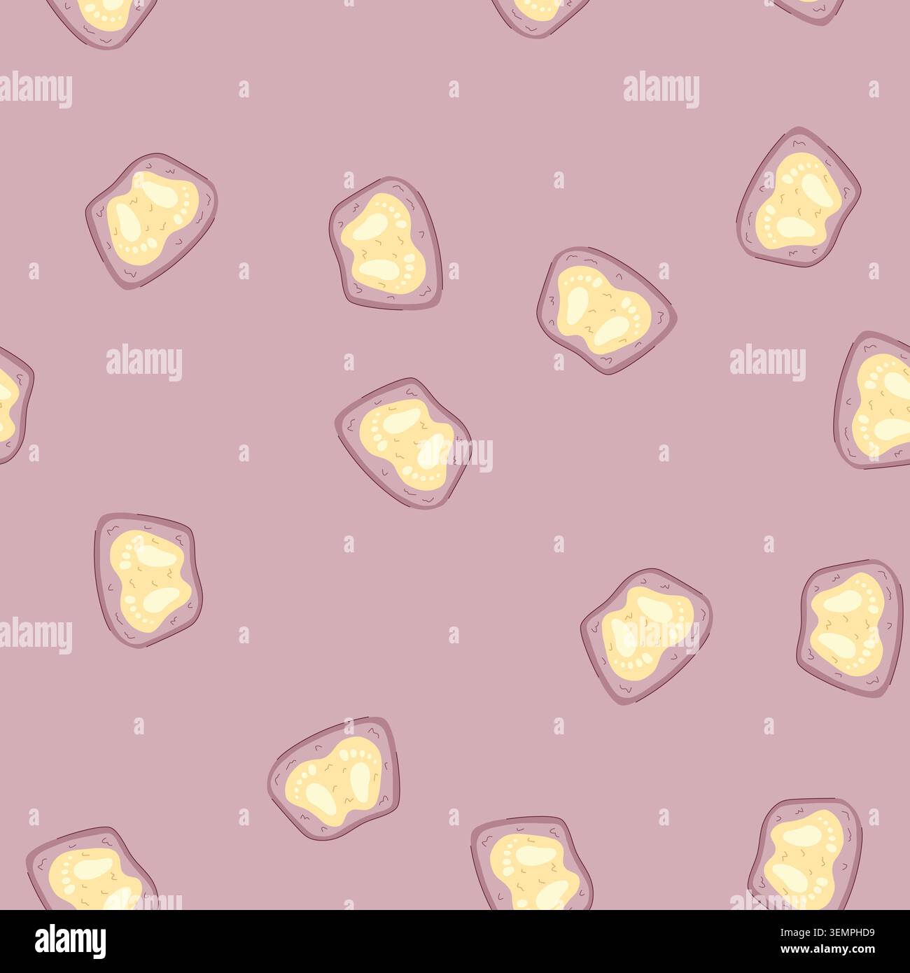 seamless pattern carpet bath mat cartoon vector Stock Vector