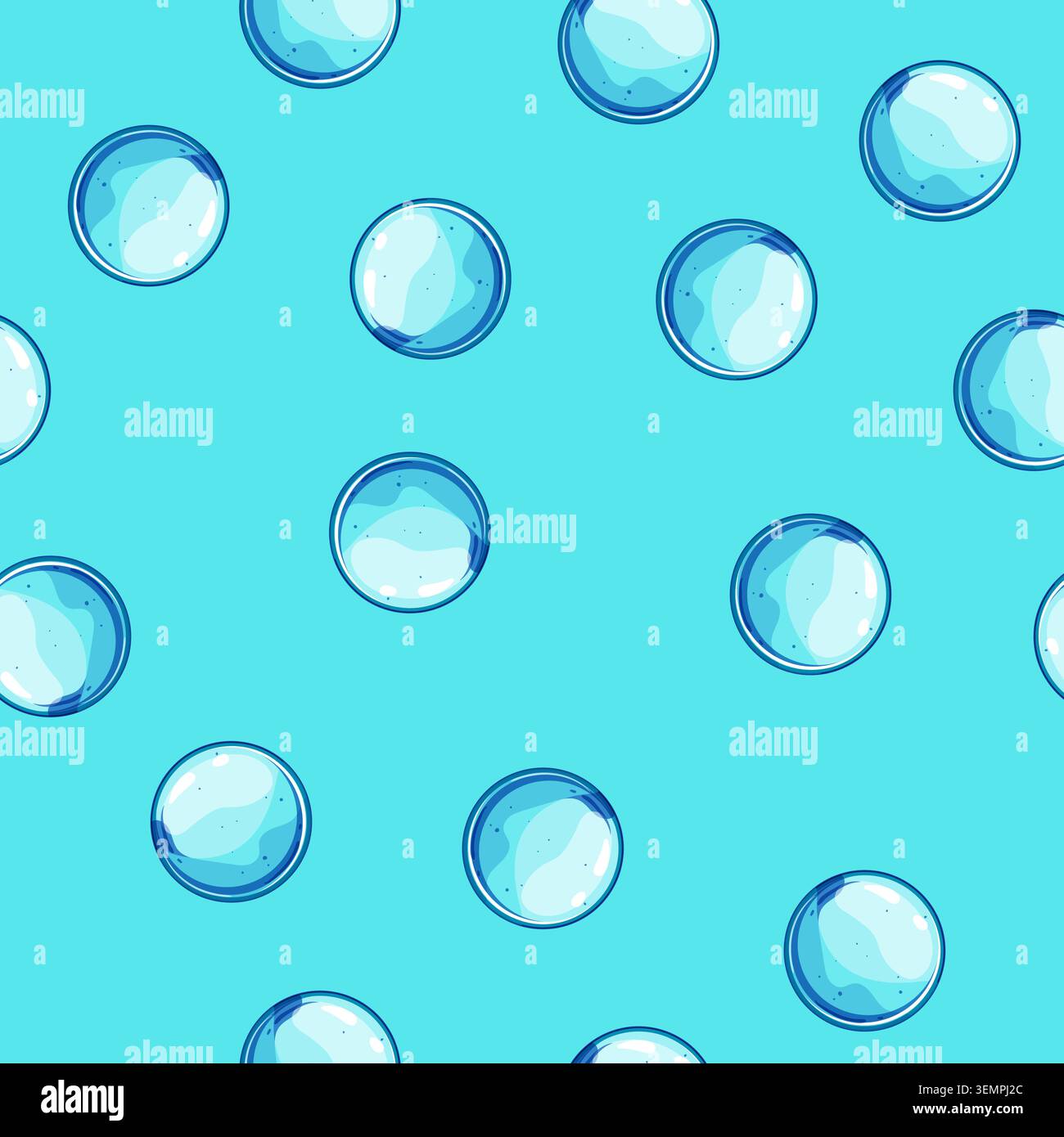 seamless pattern download round game button cartoon vector Stock Vector