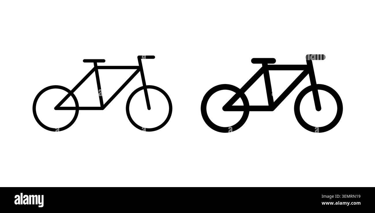 Bicycle icon graphic design. web icons vectors. Stock Vector