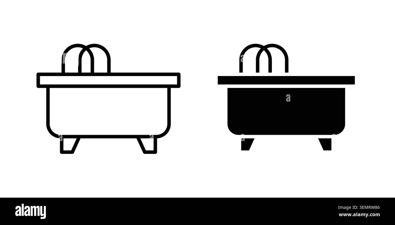 Jacuzzi icon graphic design. web icons vectors. Stock Vector