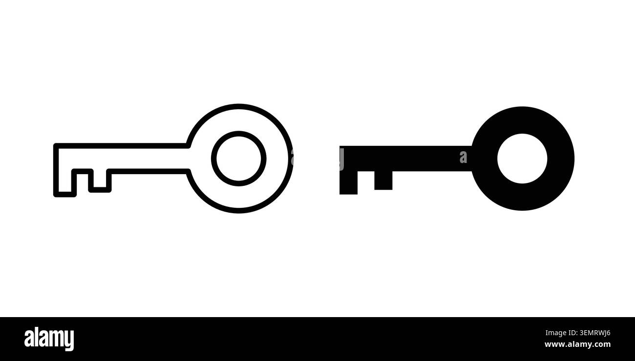 key icon graphic design. web icons vectors. Stock Vector