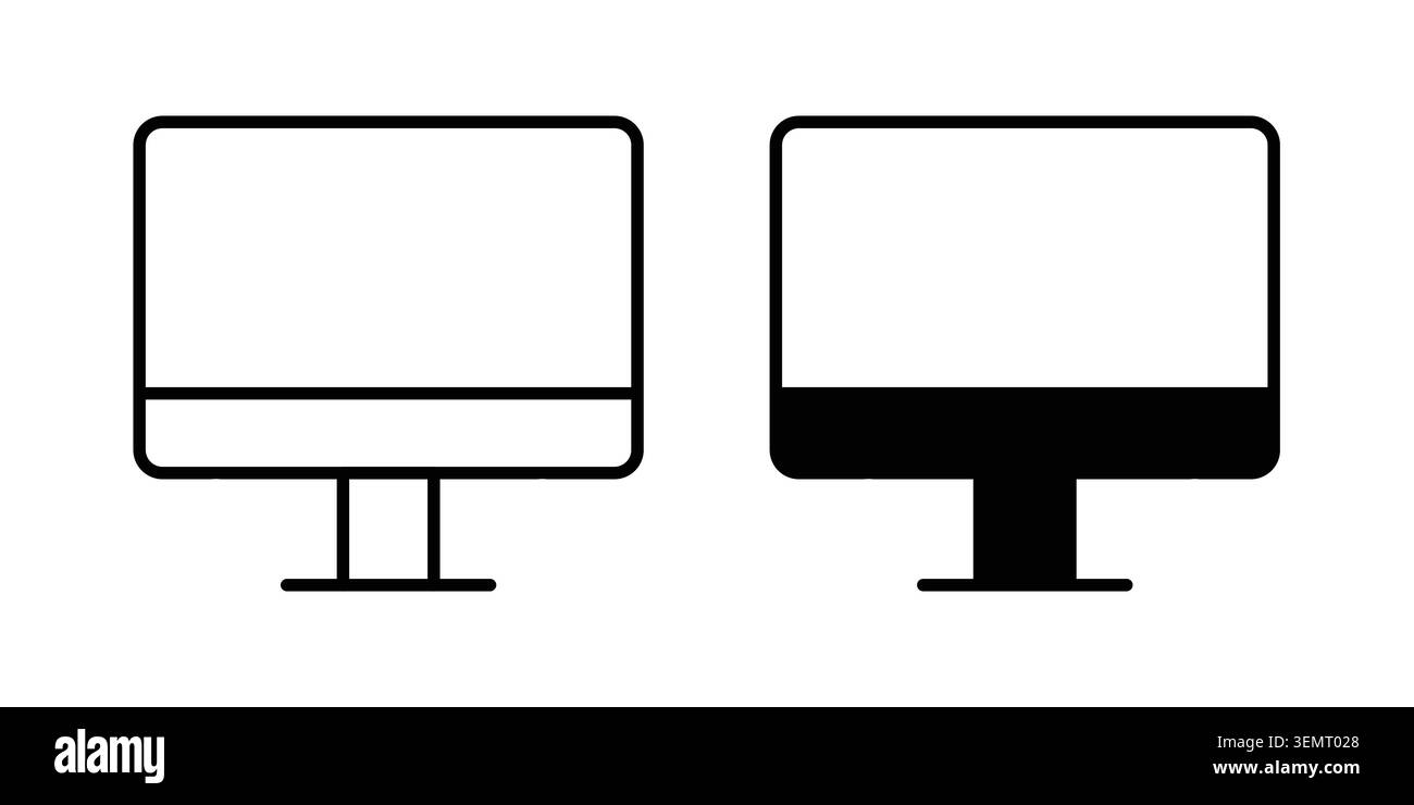 Screen icon graphic design. web icons vectors. Stock Vector