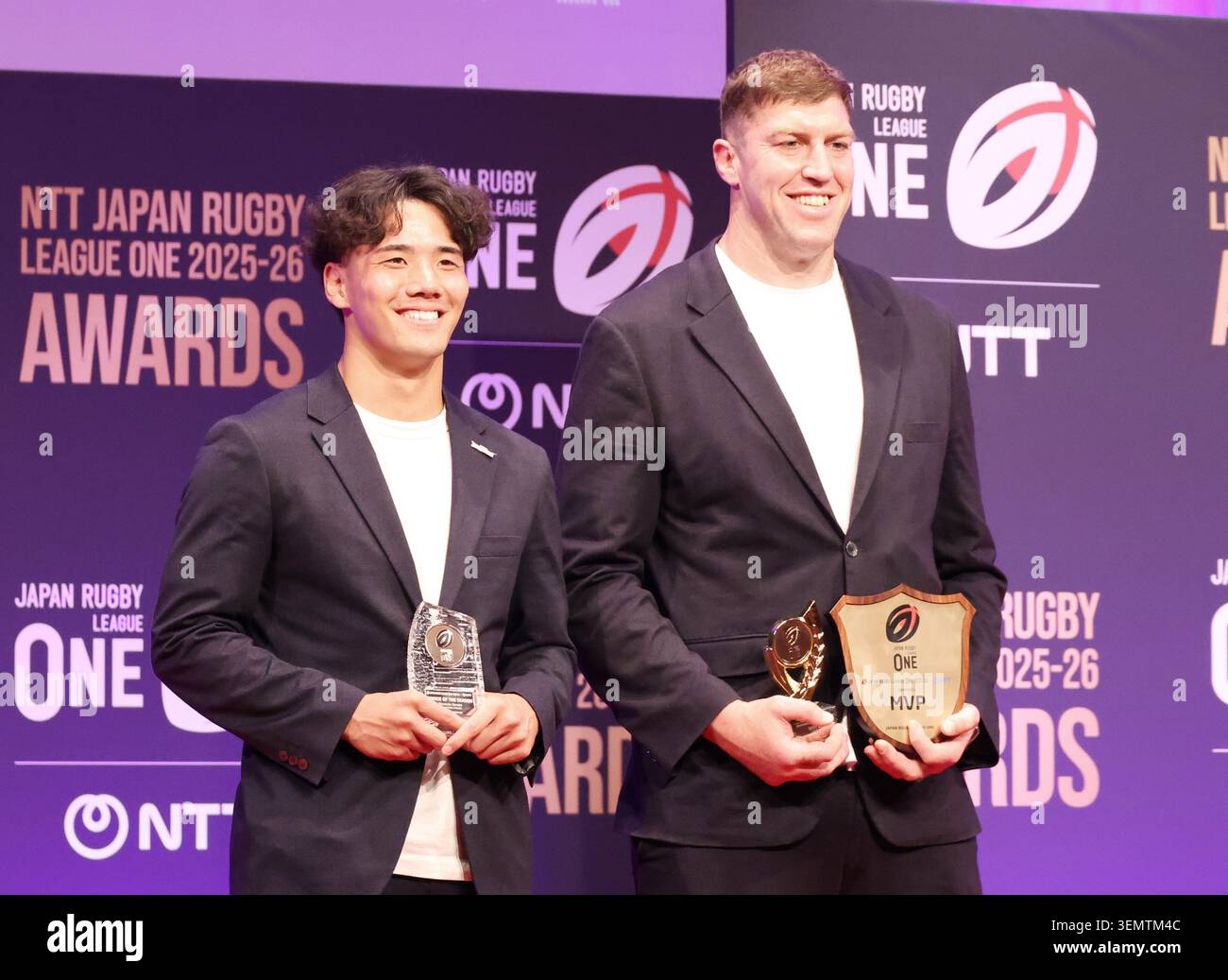 Kobe Rugless Rugby Tokyo, Japan. 8th June, 2026. Japan Rugby League One MVP Brodie ...