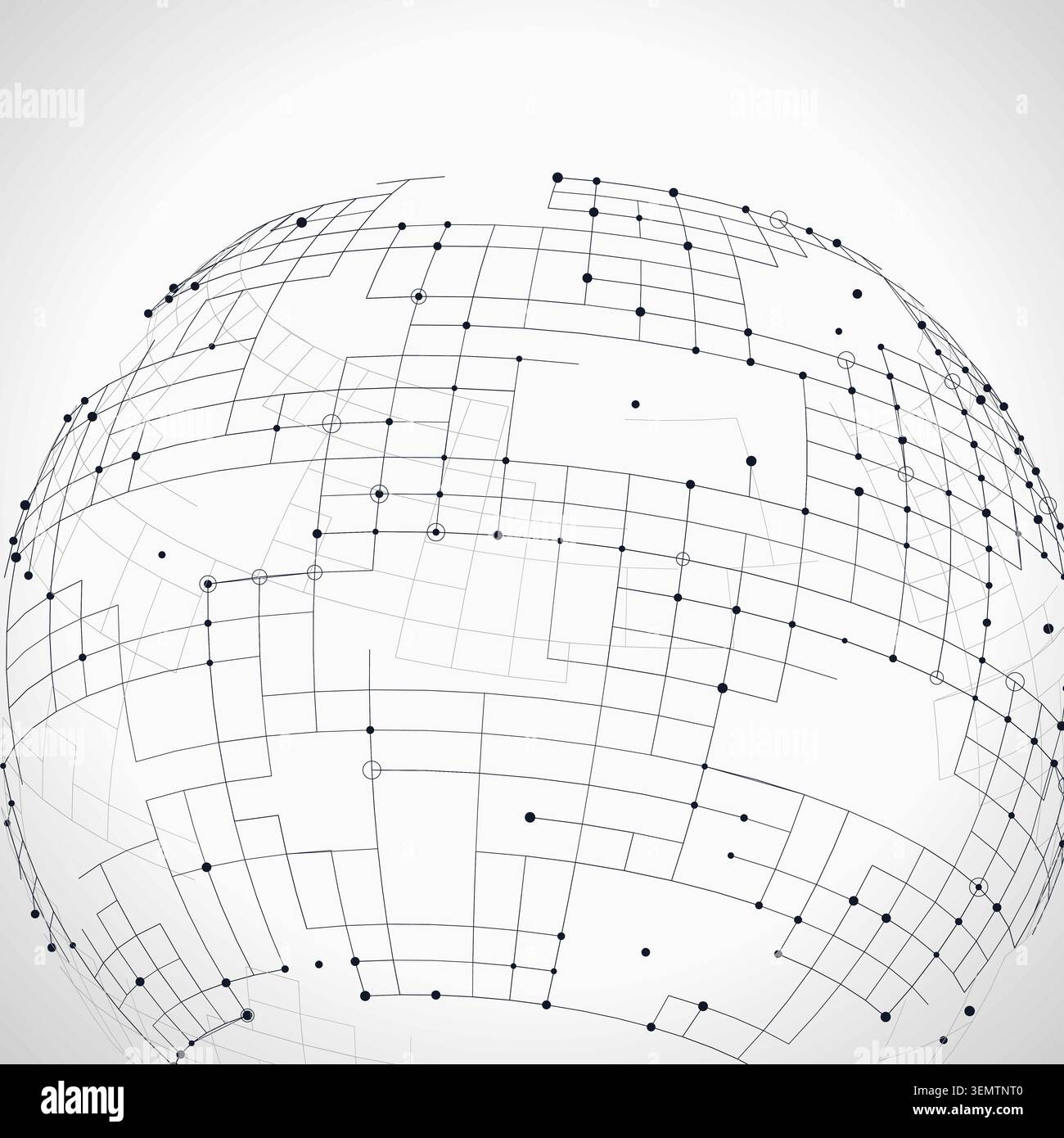 Tech Globe vector background with high-impact decorative layout for microstock and commercial design projects. Stock Vector