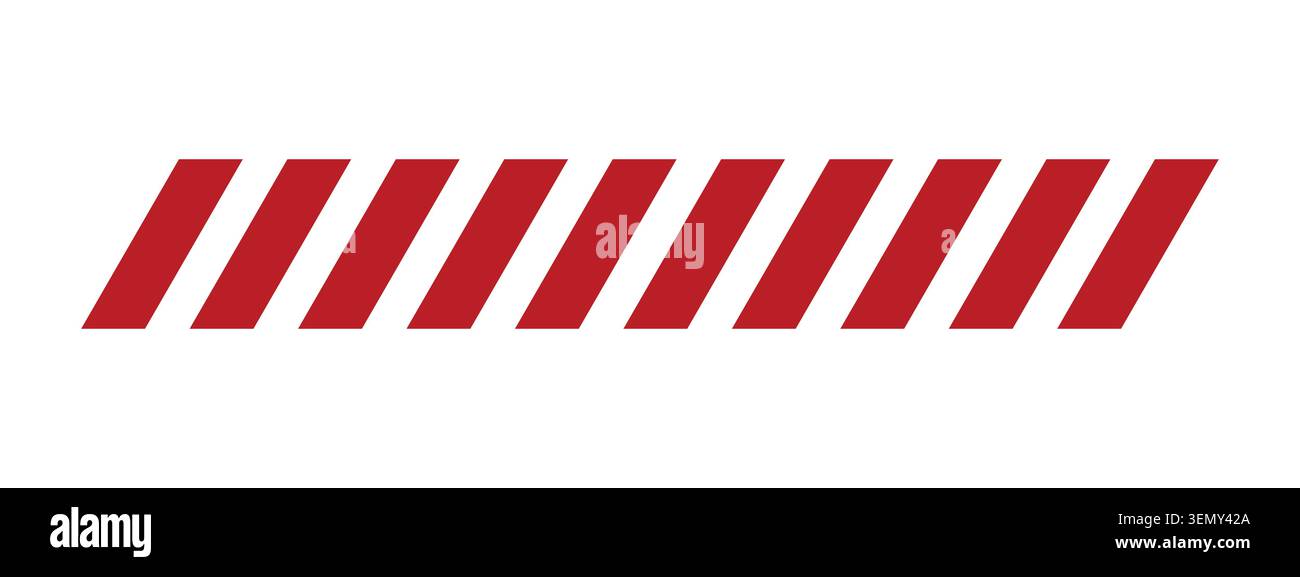 Red diagonal stripes pattern element for graphic design Vector Stock Vector