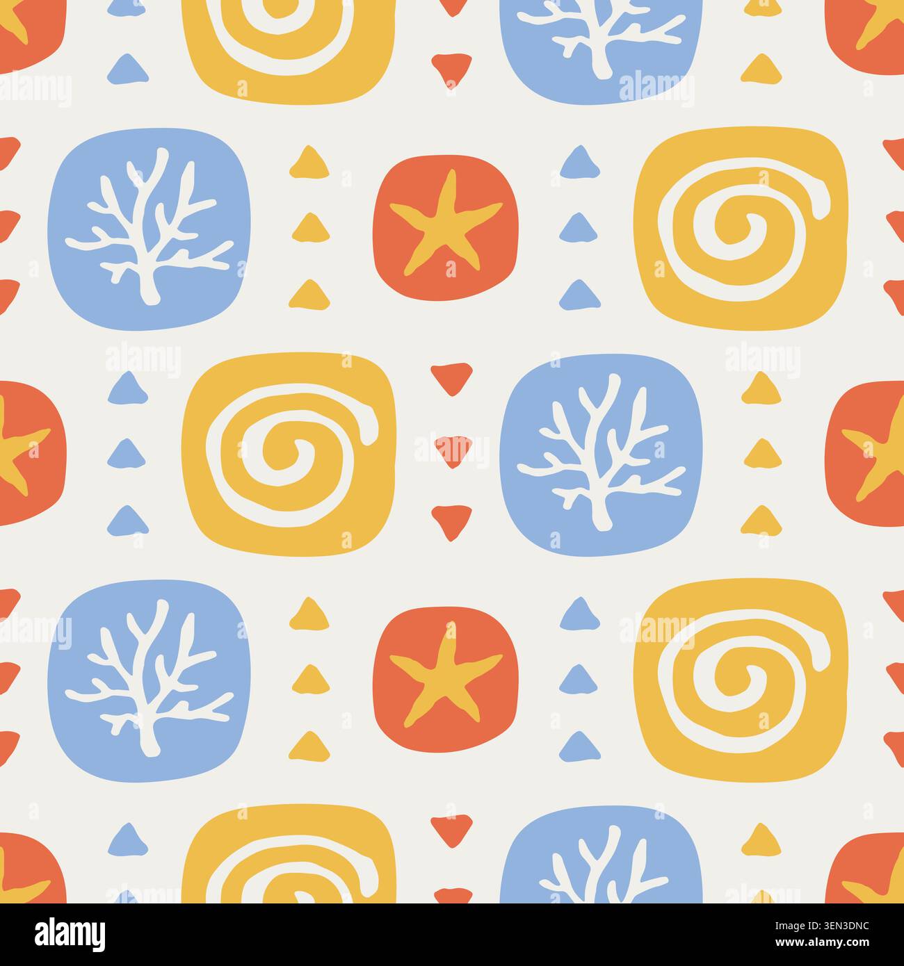 Boho summer tropical vector seamless pattern Stock Vector