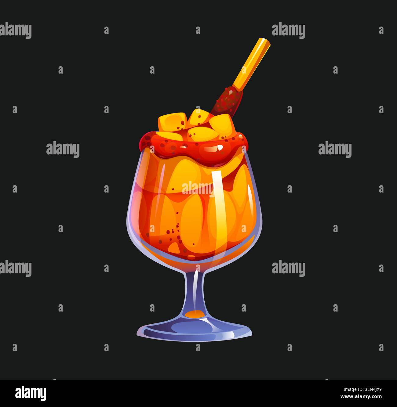Mango juice vector hi-res stock photography and images - Alamy
