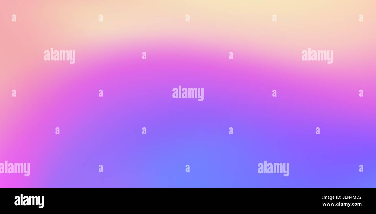 Pearlescent dreamlike hologram gradient background Stock Vector