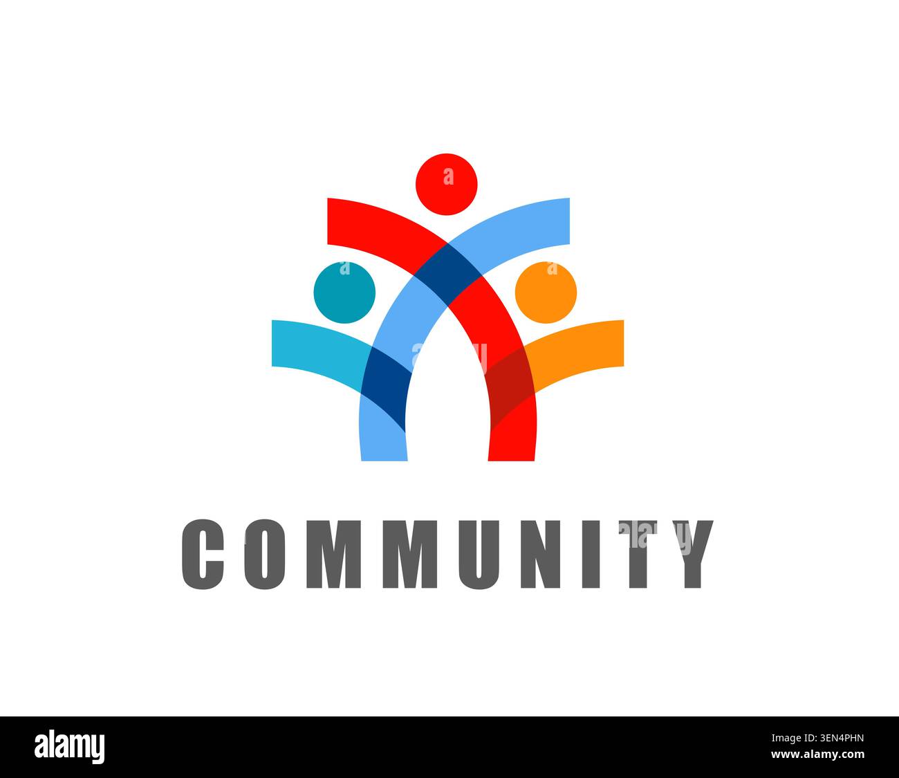 Business community, teamwork and people connect Stock Vector