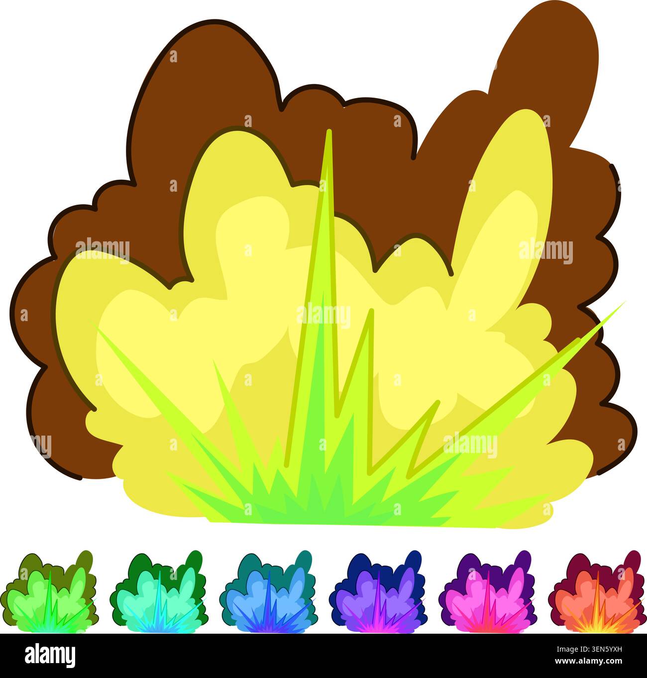 Showing red comic explosion hi-res stock photography and images - Alamy