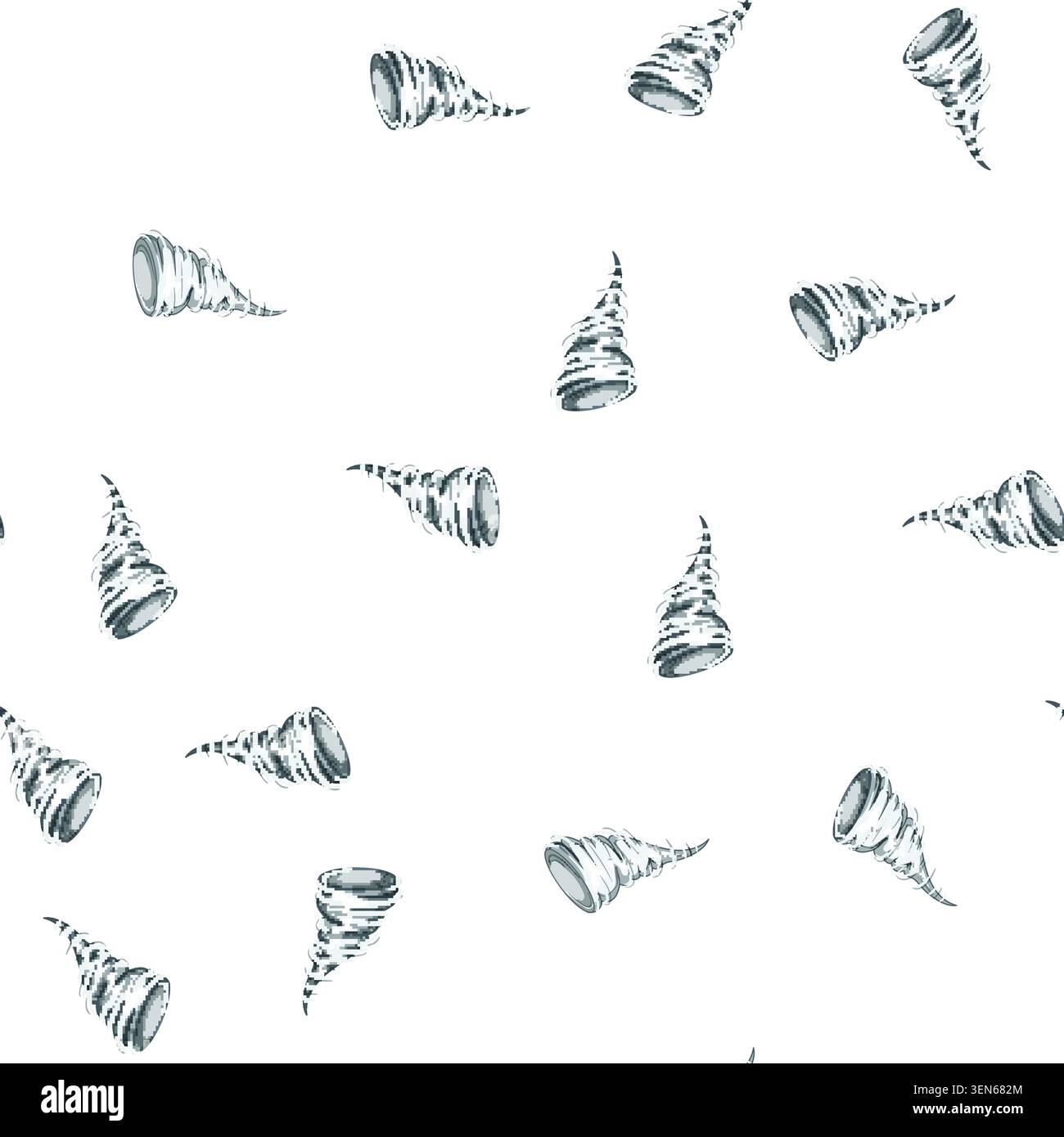 pattern storm tornado cartoon. nature danger, twister dark, funnel disaster storm tornado sign vector Stock Vector