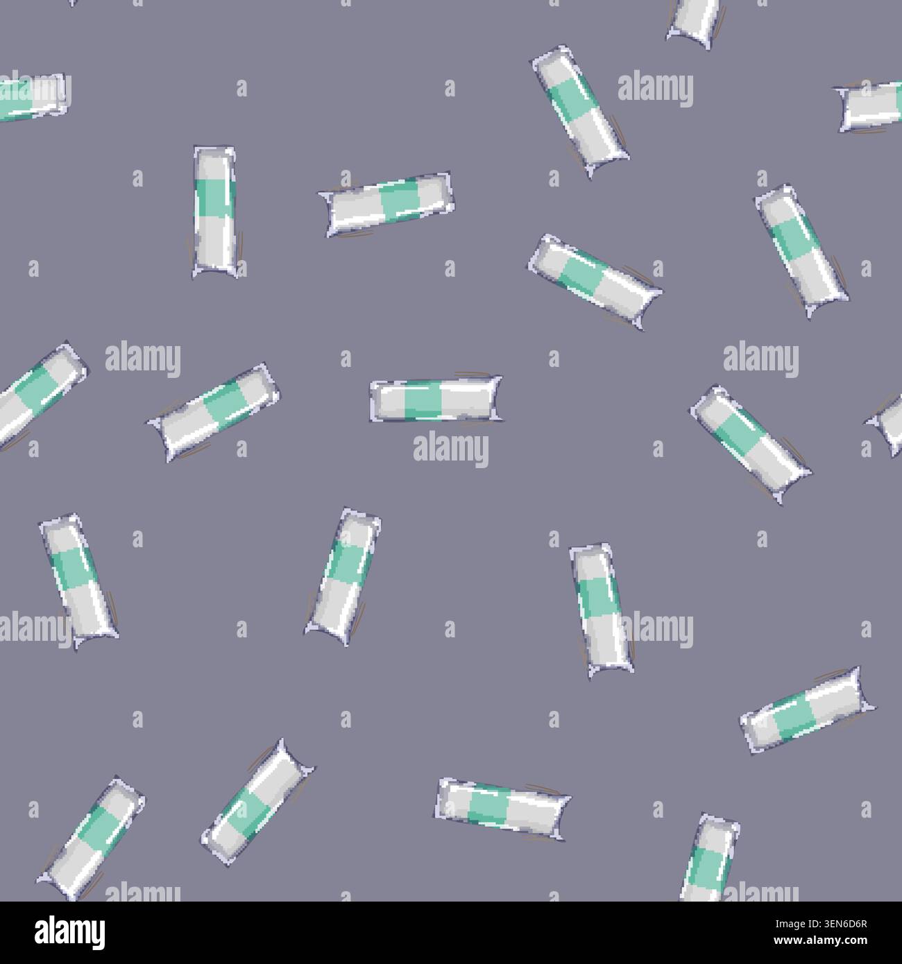 seamless pattern cosmetic cotton pad cartoon. cosmetic cotton pad sign vector Stock Vector