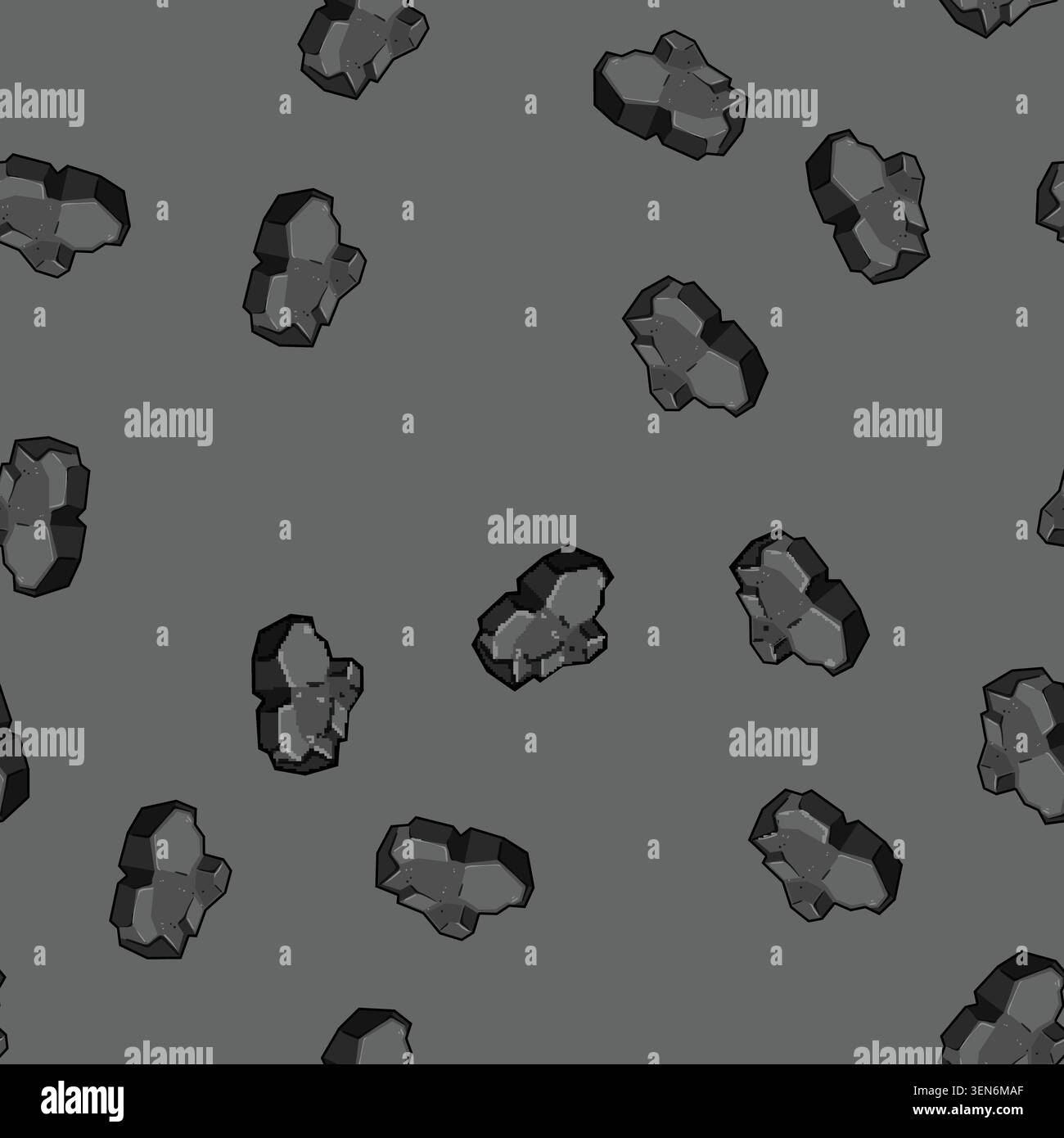 seamless pattern fossil coal ore cartoon. anthracite bituminous, lignite subbituminous, combustion reserves fossil coal ore sign vector Stock Vector