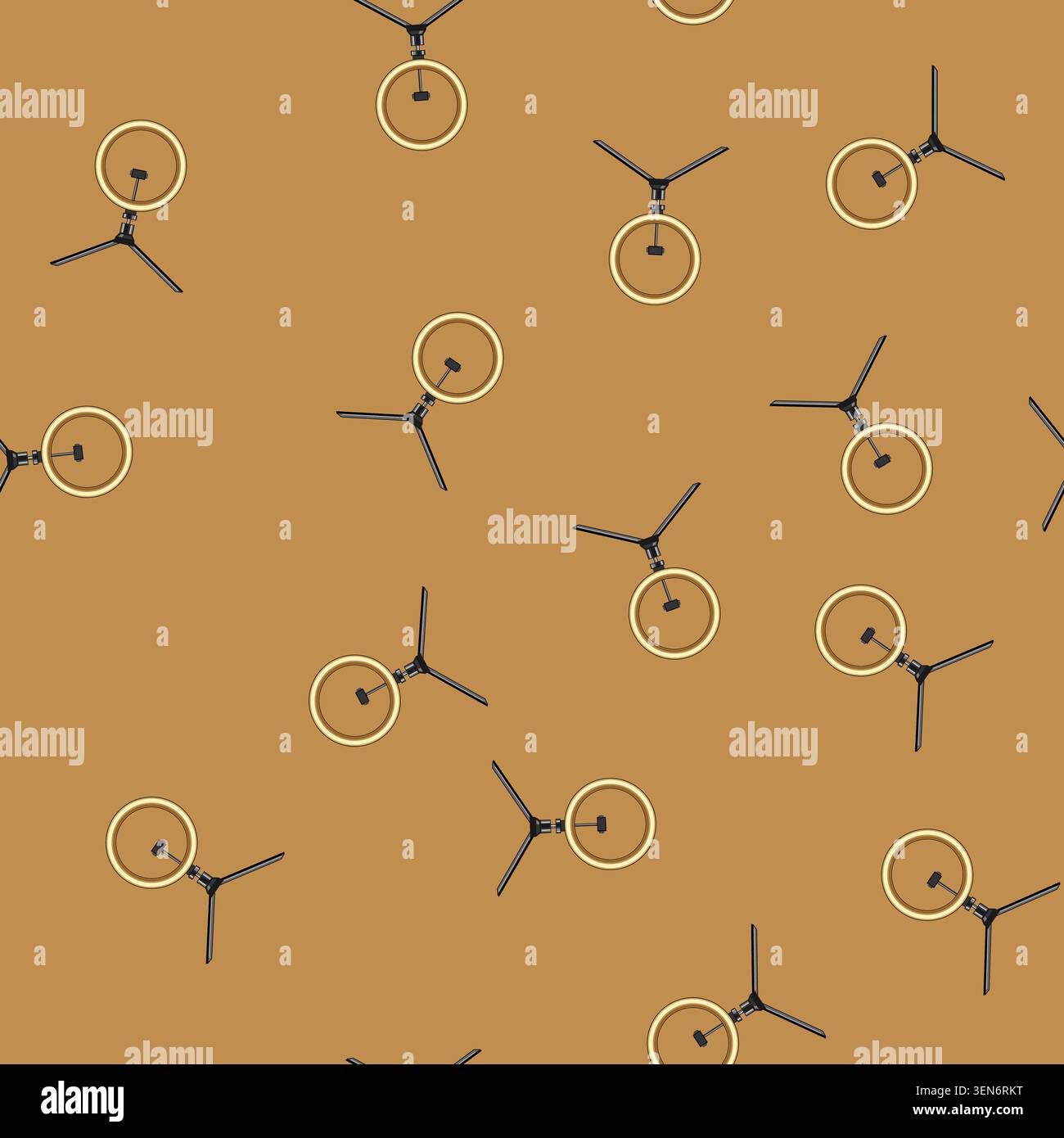 seamless pattern shiny light ring cartoon. transparent magic, flare round, motion flash shiny light ring sign vector Stock Vector
