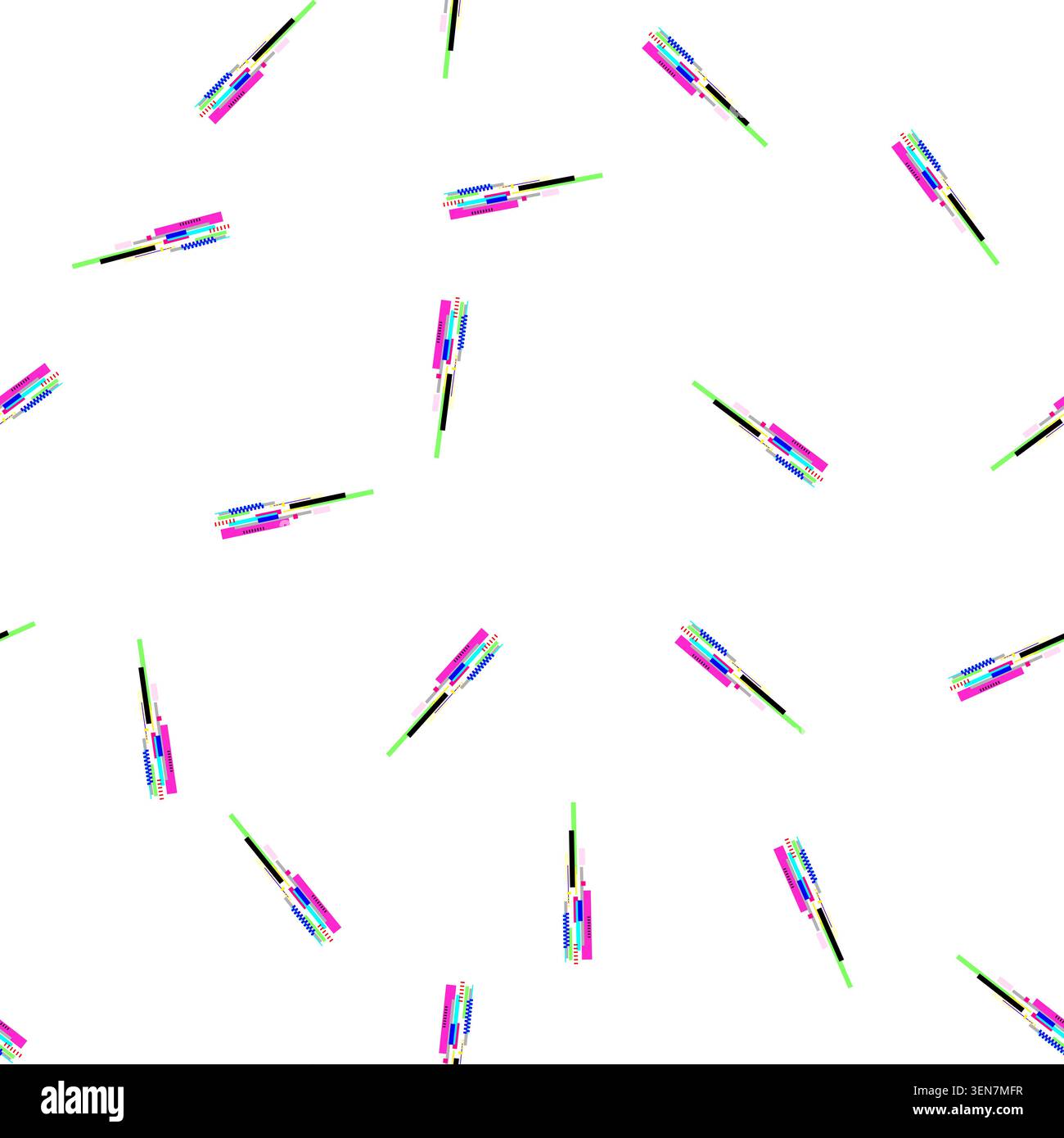 pattern disruption glitch error cartoon. flaw issue, defect problem, breakdown distortion disruption glitch error sign vector Stock Vector