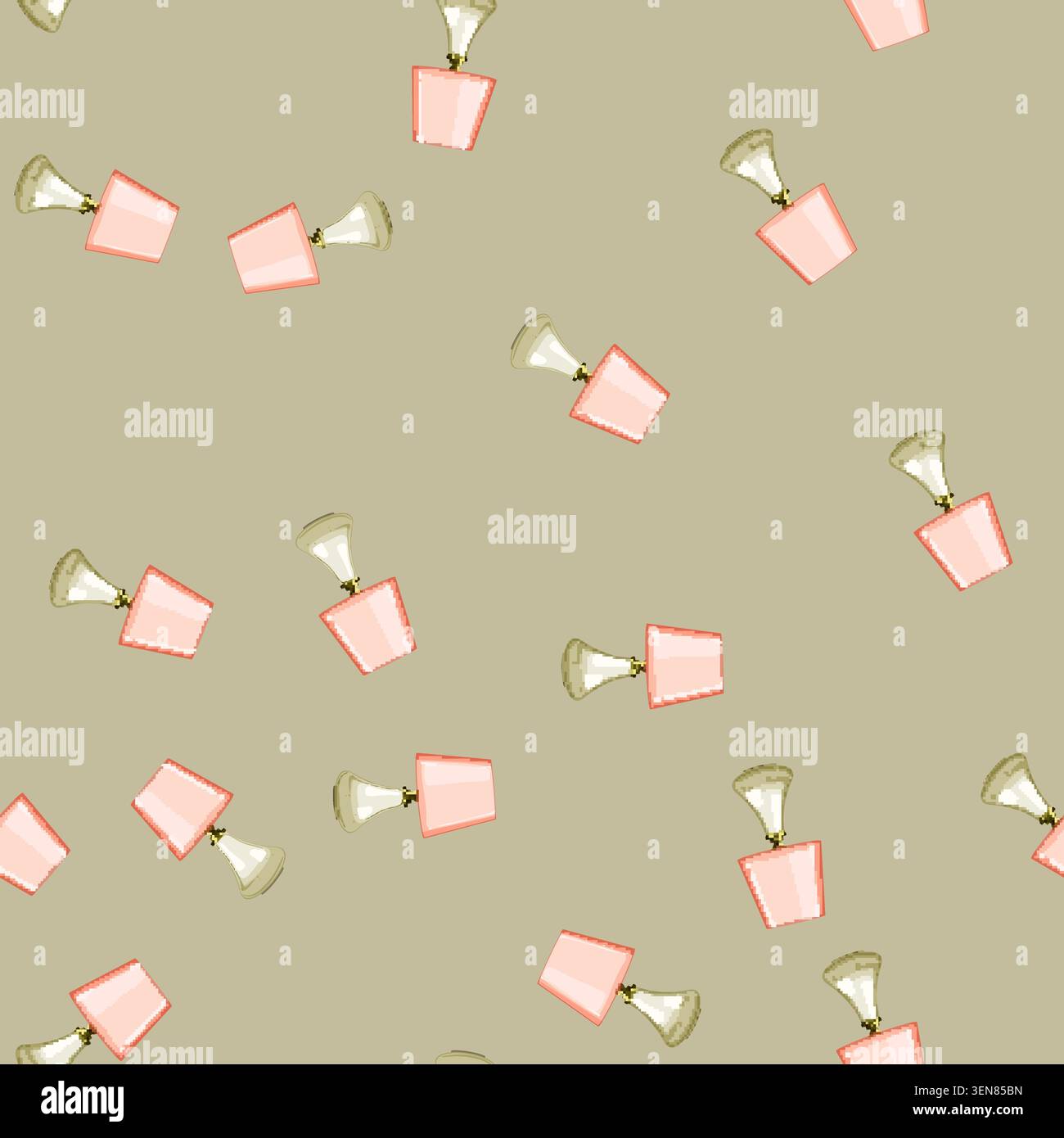 seamless pattern decoration lamp table cartoon. decoration lamp table sign vector Stock Vector