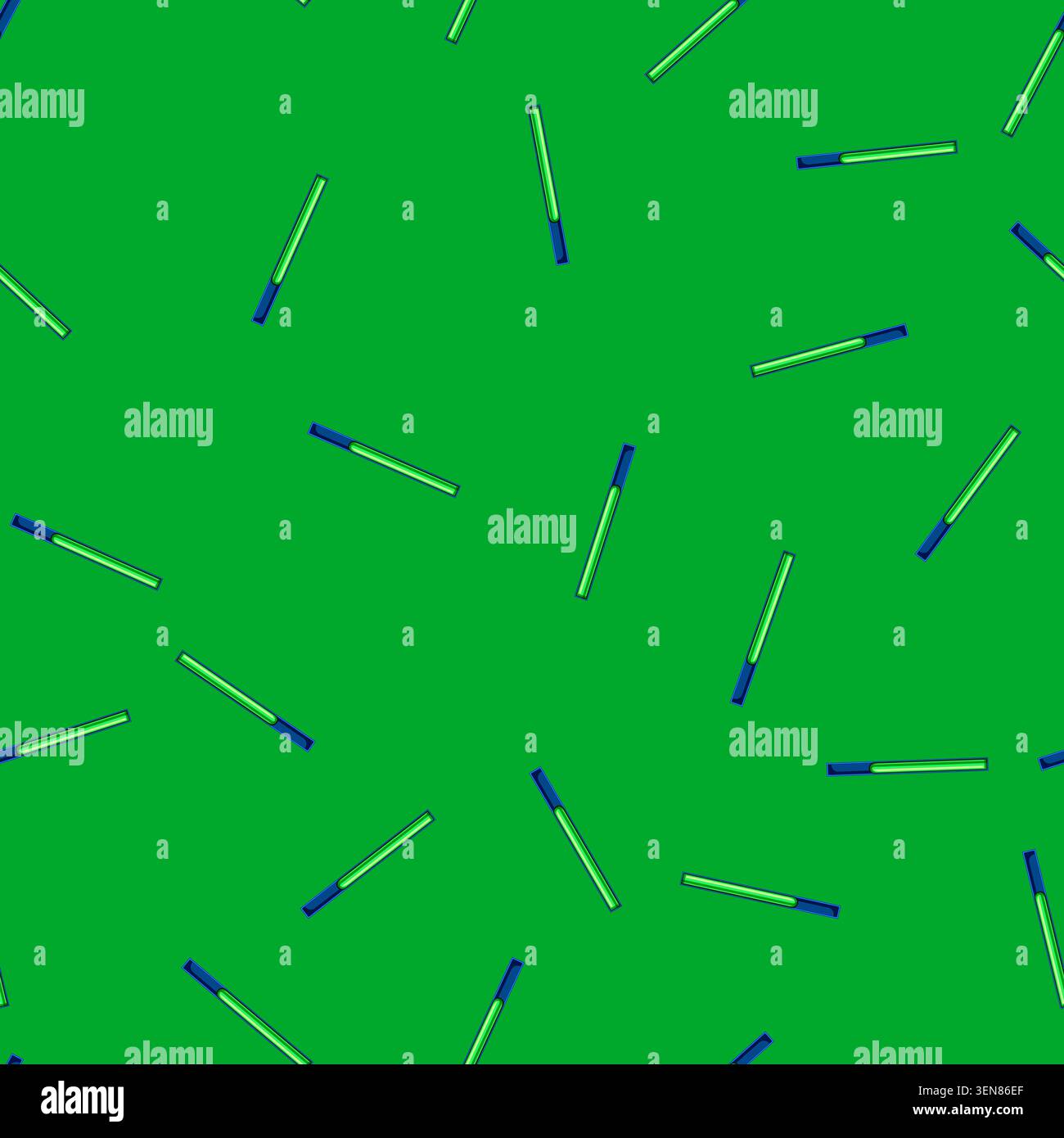 seamless pattern Digital user interface element presenting a green progress bar within a blue container, symbolizing growth, loading status, or player Stock Vector