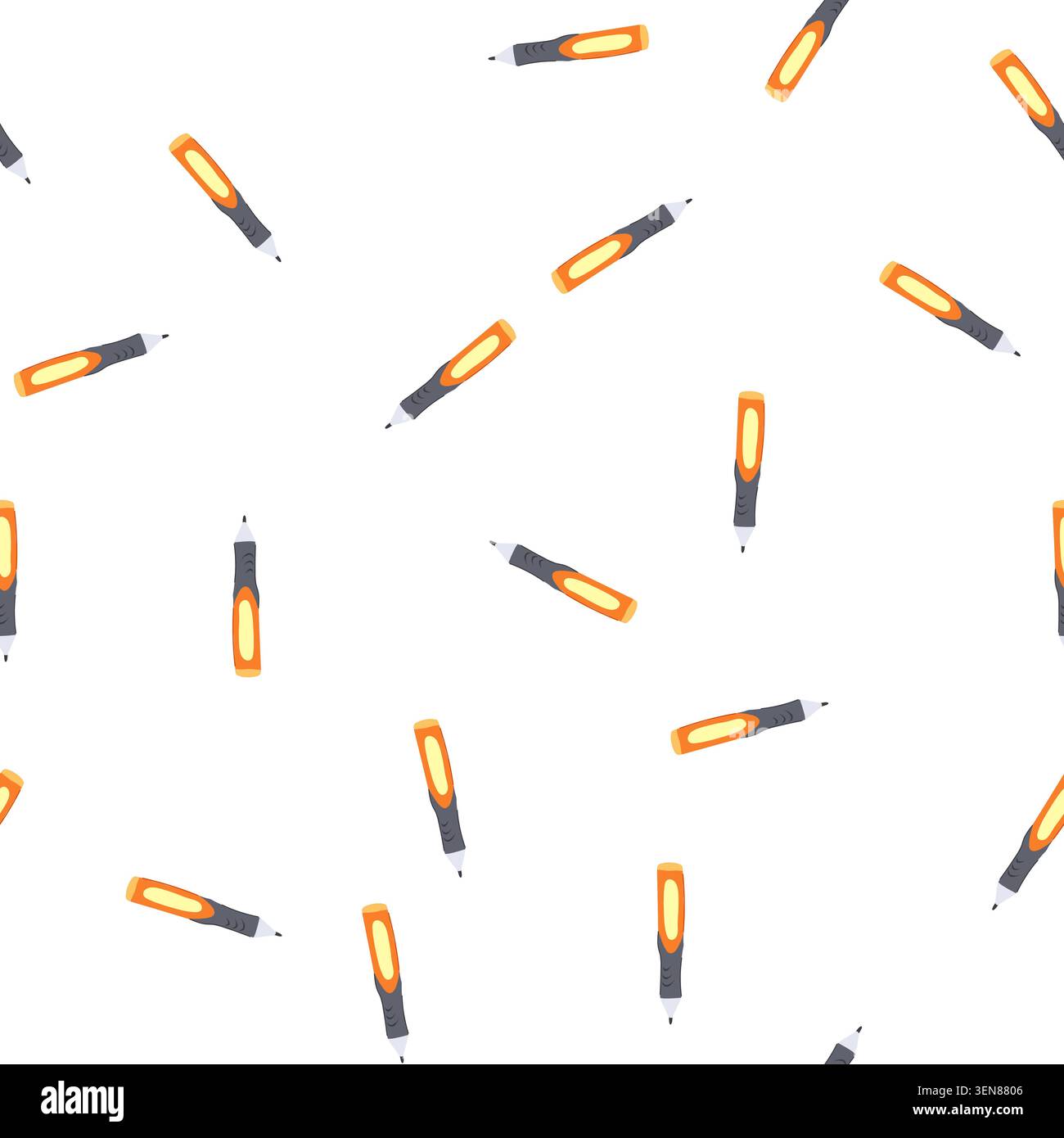 pattern technology interactive whiteboard pen cartoon. education teaching, learning digital, writing display technology interactive whiteboard pen sig Stock Vector