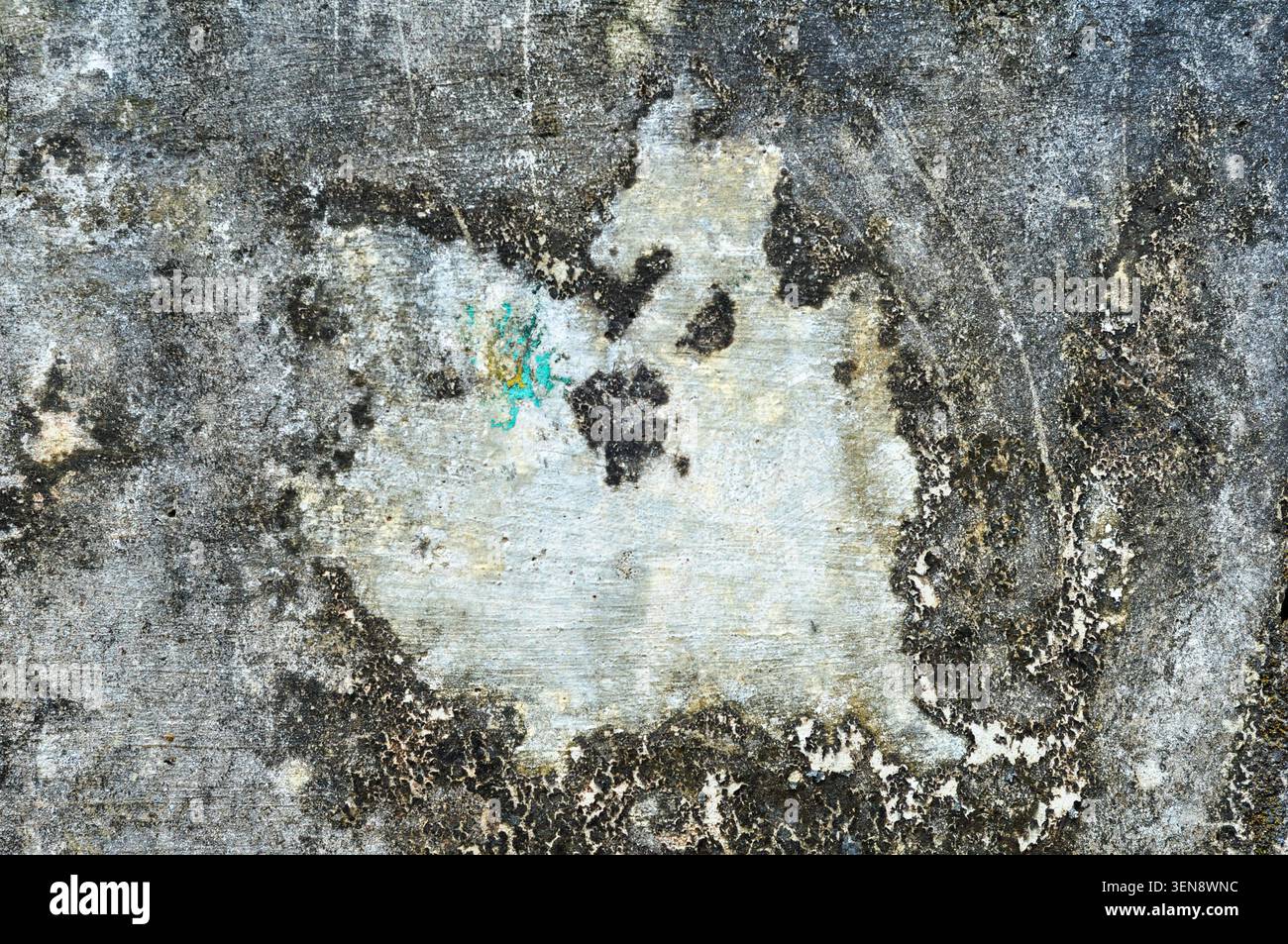 Dark Grunge Concrete Wall Texture Background Stock Photo