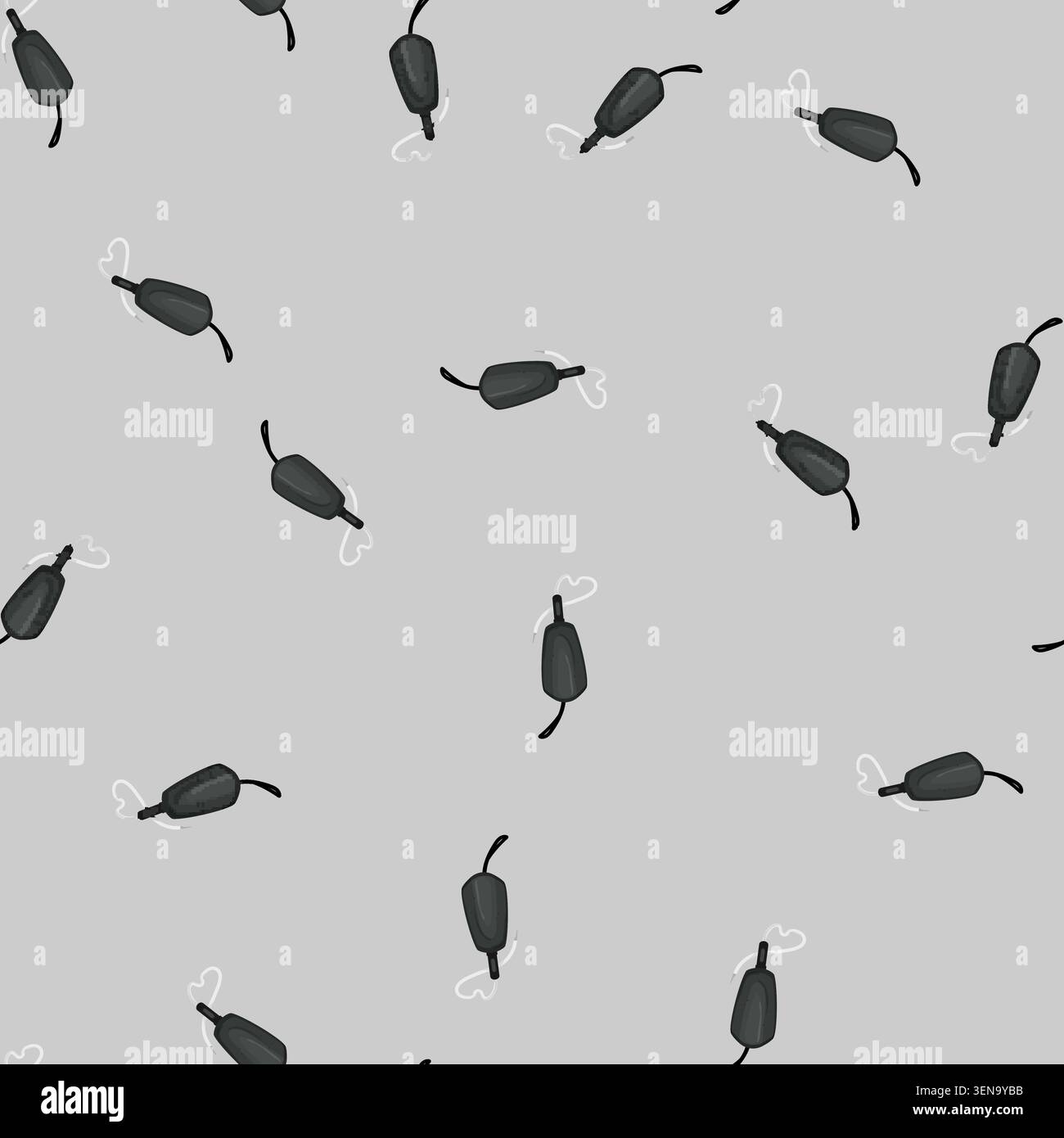 seamless pattern camp water filter cartoon. camp water filter sign vector Stock Vector