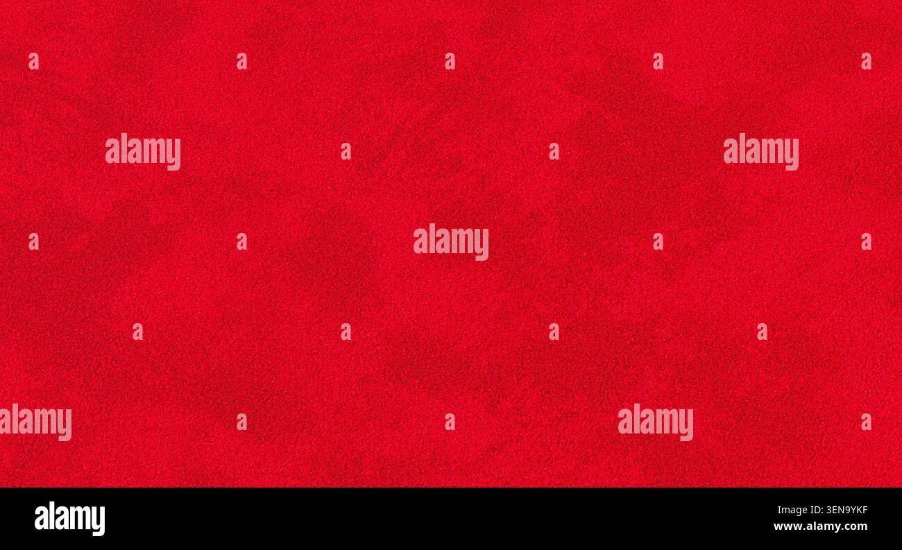 Red felt material background texture 3d Stock Photo