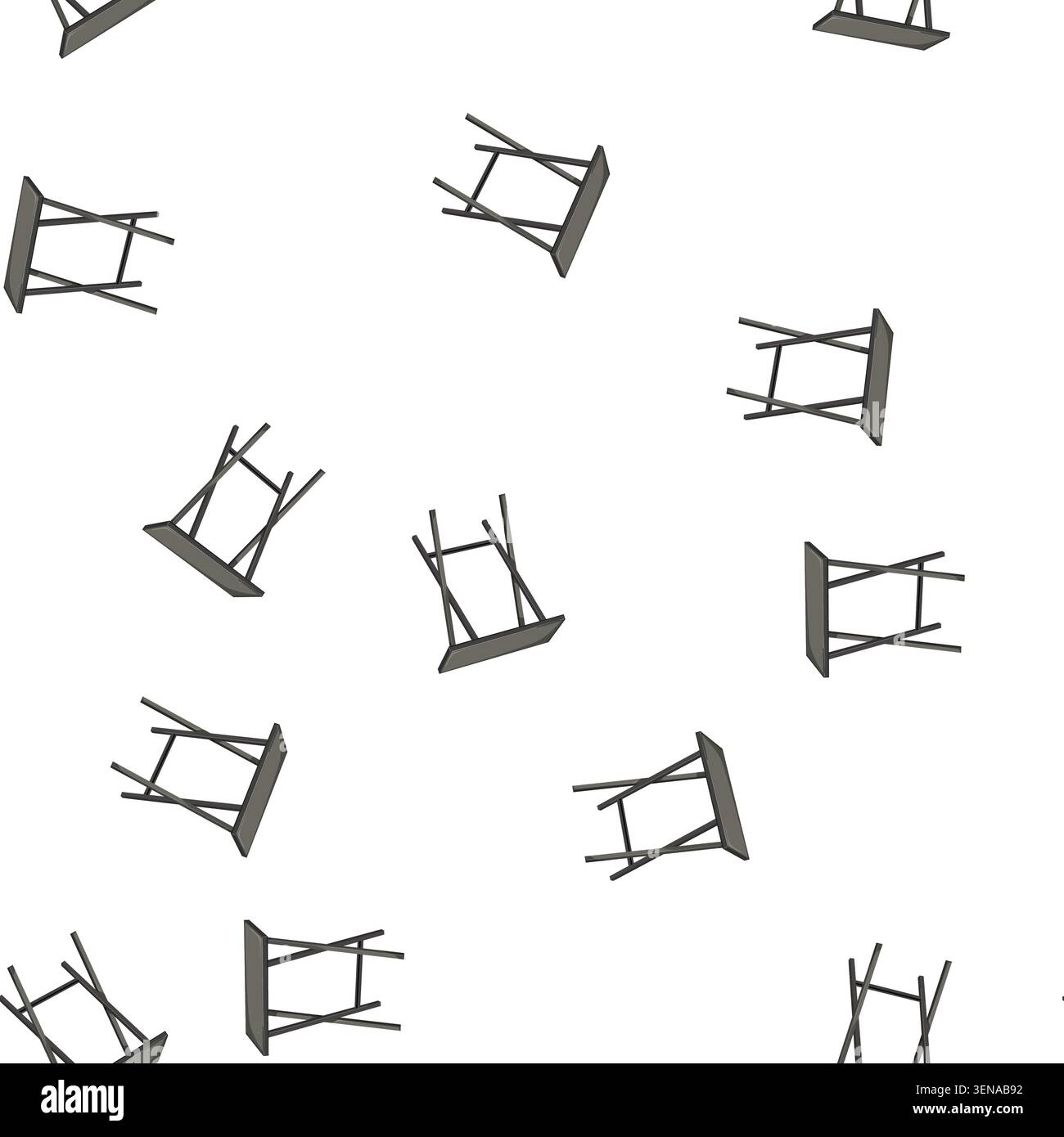 pattern outdoor folding table cartoon. outdoor folding table sign vector Stock Vector