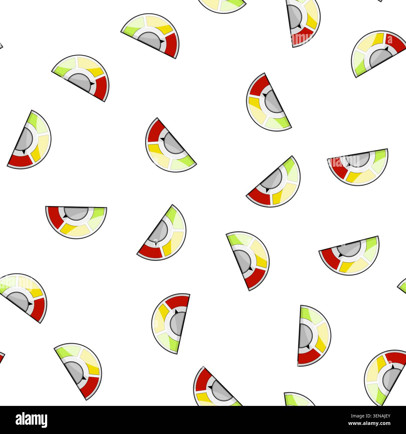 pattern tachometer speedometer cartoon. dashboard instrument, cluster calibration, accuracy sensor tachometer speedometer sign vector Stock Vector