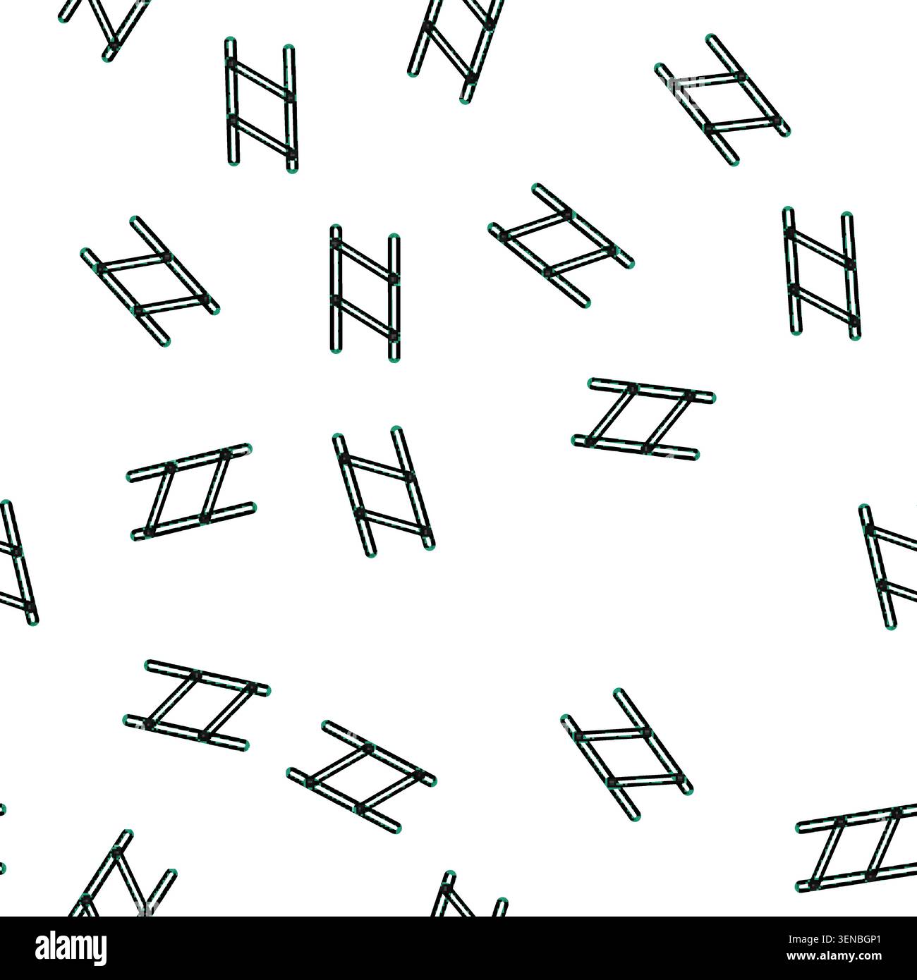 pattern architect ruler builder cartoon. architect ruler builder sign vector Stock Vector