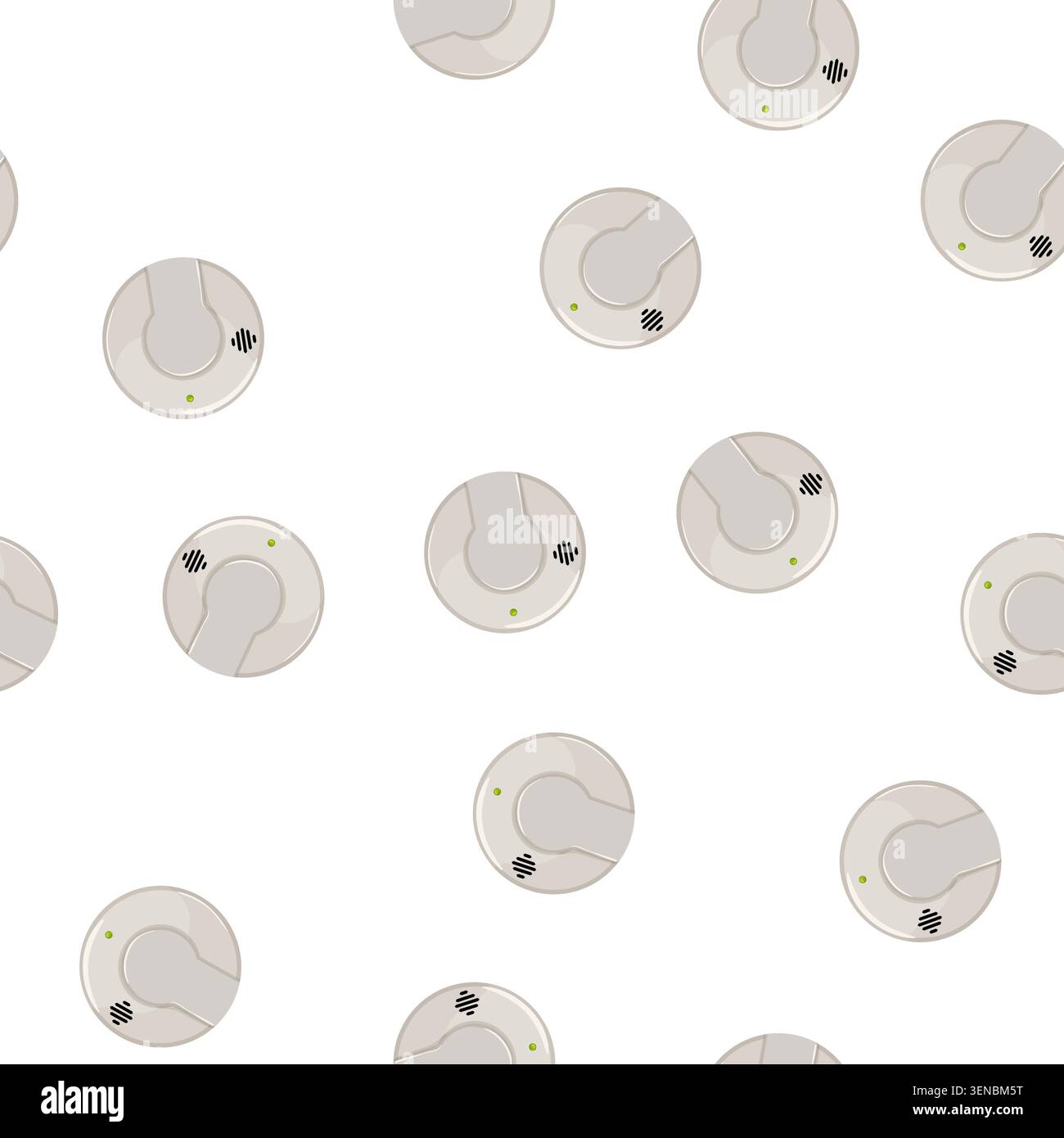 pattern ceiling smoke detector cartoon. ceiling smoke detector sign vector Stock Vector