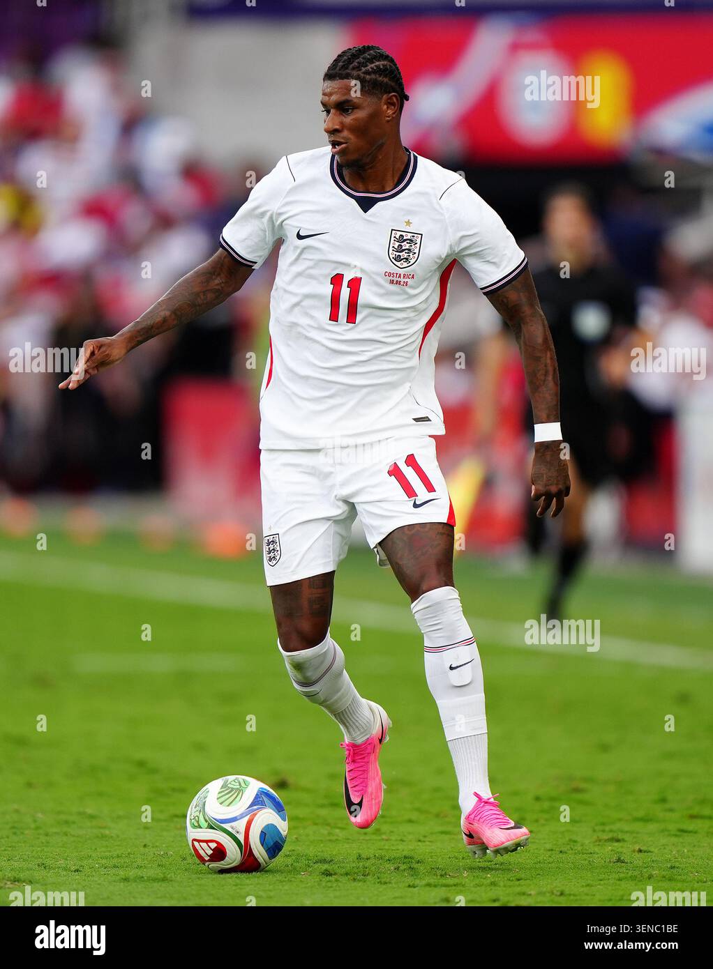 England's Marcus Rashford during the international friendly match at ...