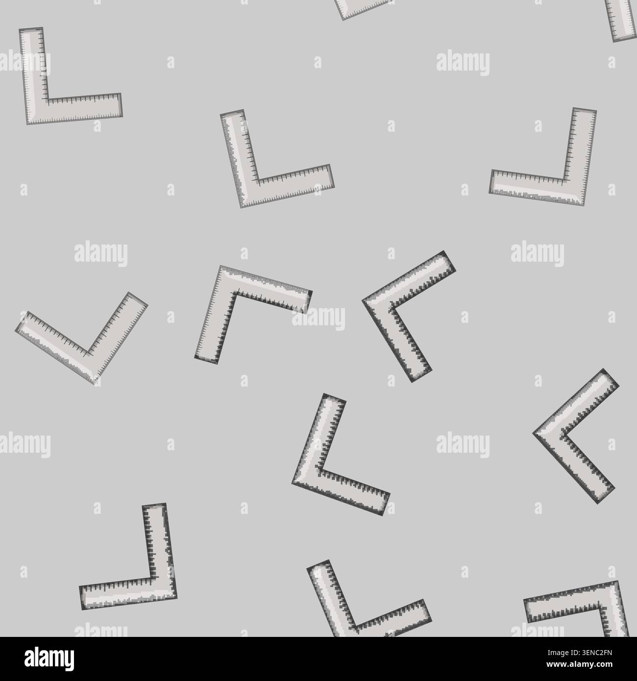seamless pattern engineer ruler builder cartoon. engineer ruler builder sign vector Stock Vector