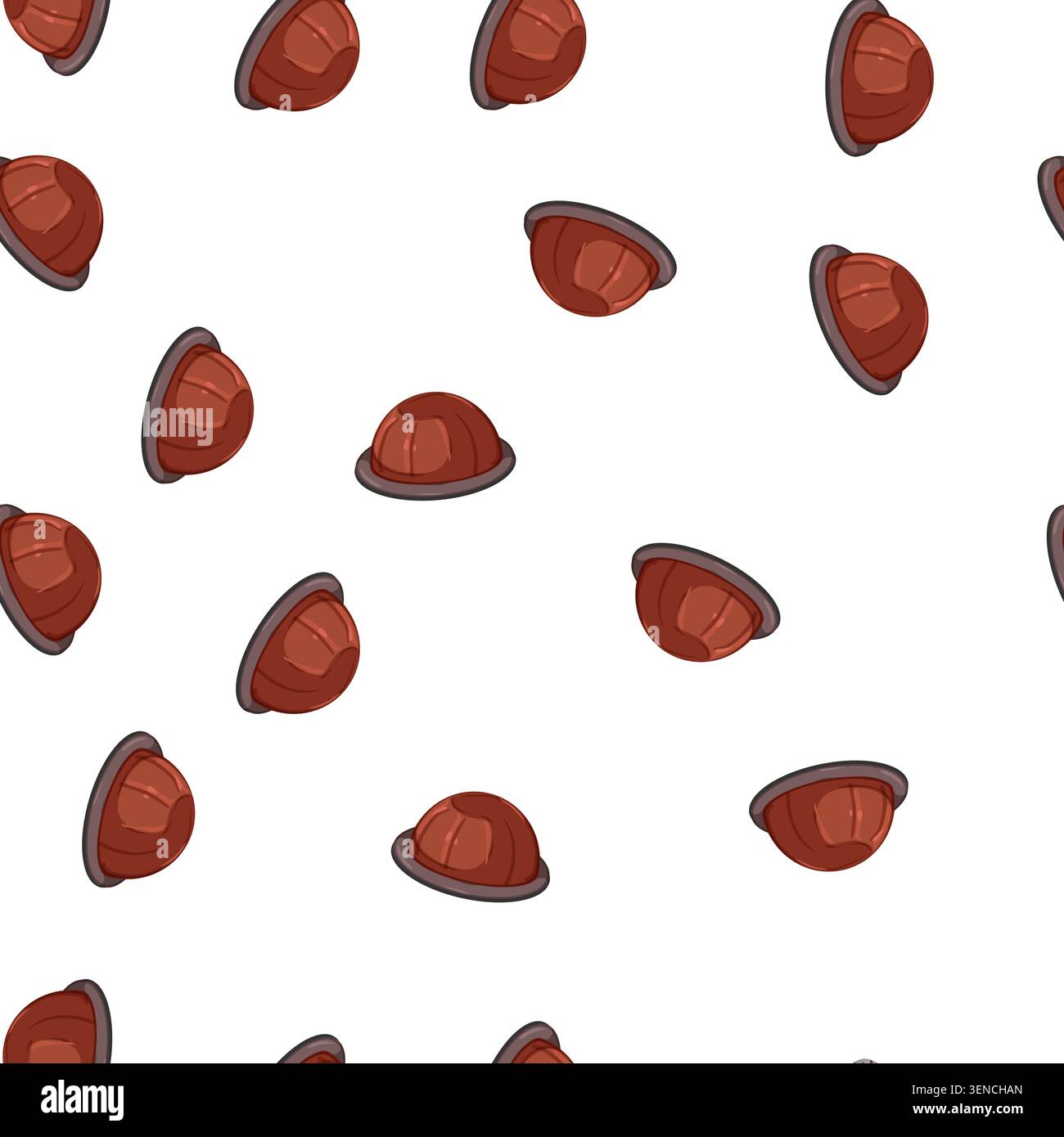 pattern machine capsule coffee cartoon. machine capsule coffee sign vector Stock Vector
