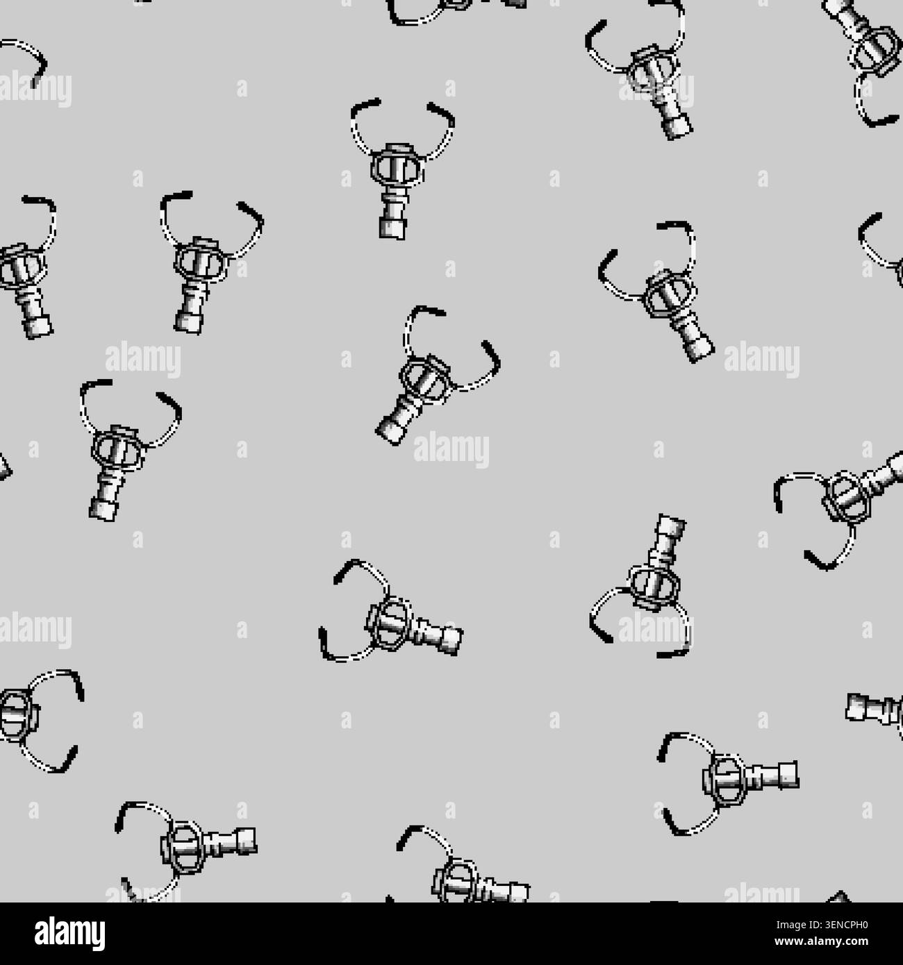 seamless pattern crane claw machine cartoon. toy doll, prize robot, grab arm crane claw machine sign vector Stock Vector