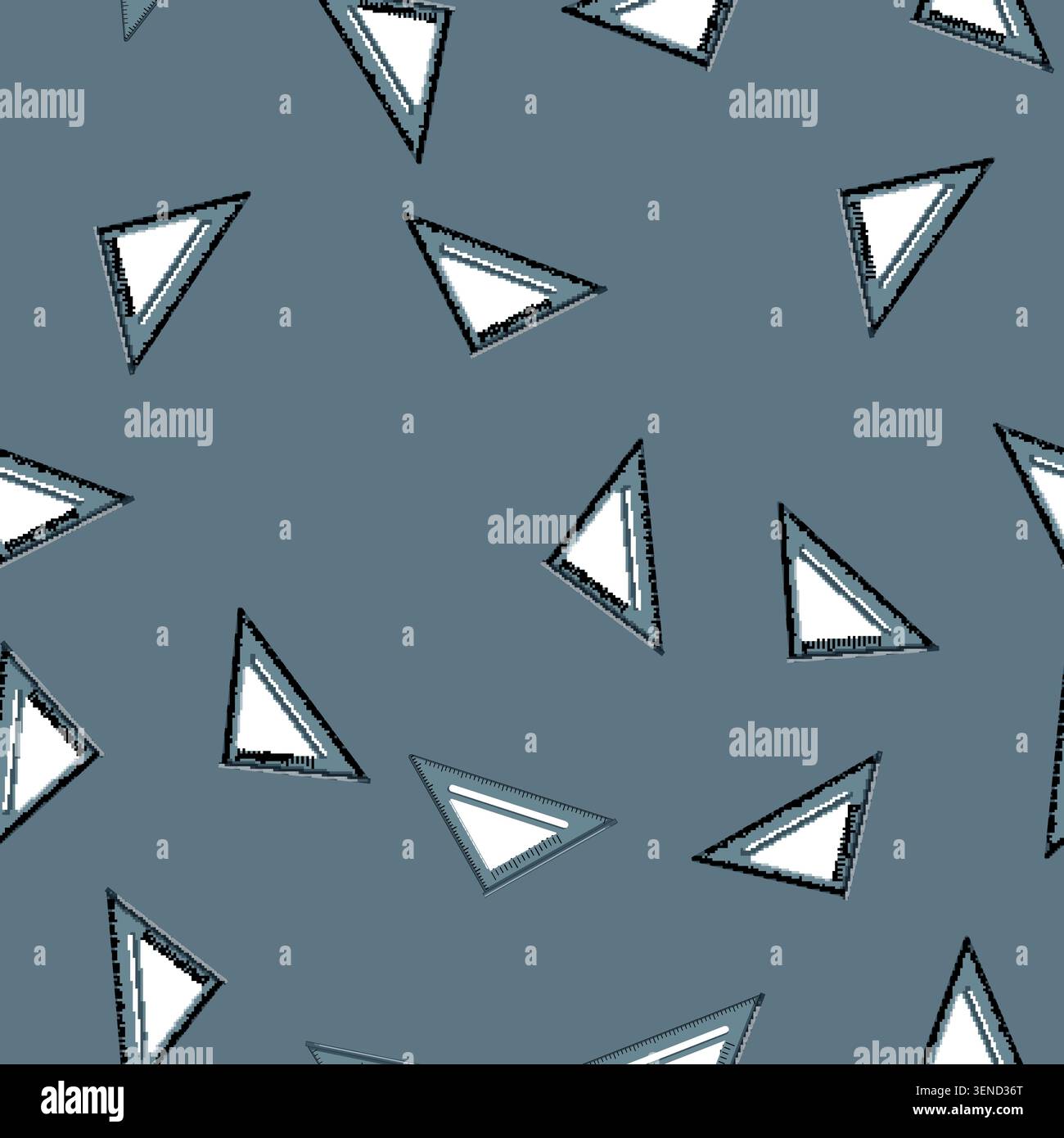 seamless pattern home ruler builder cartoon. home ruler builder sign vector Stock Vector