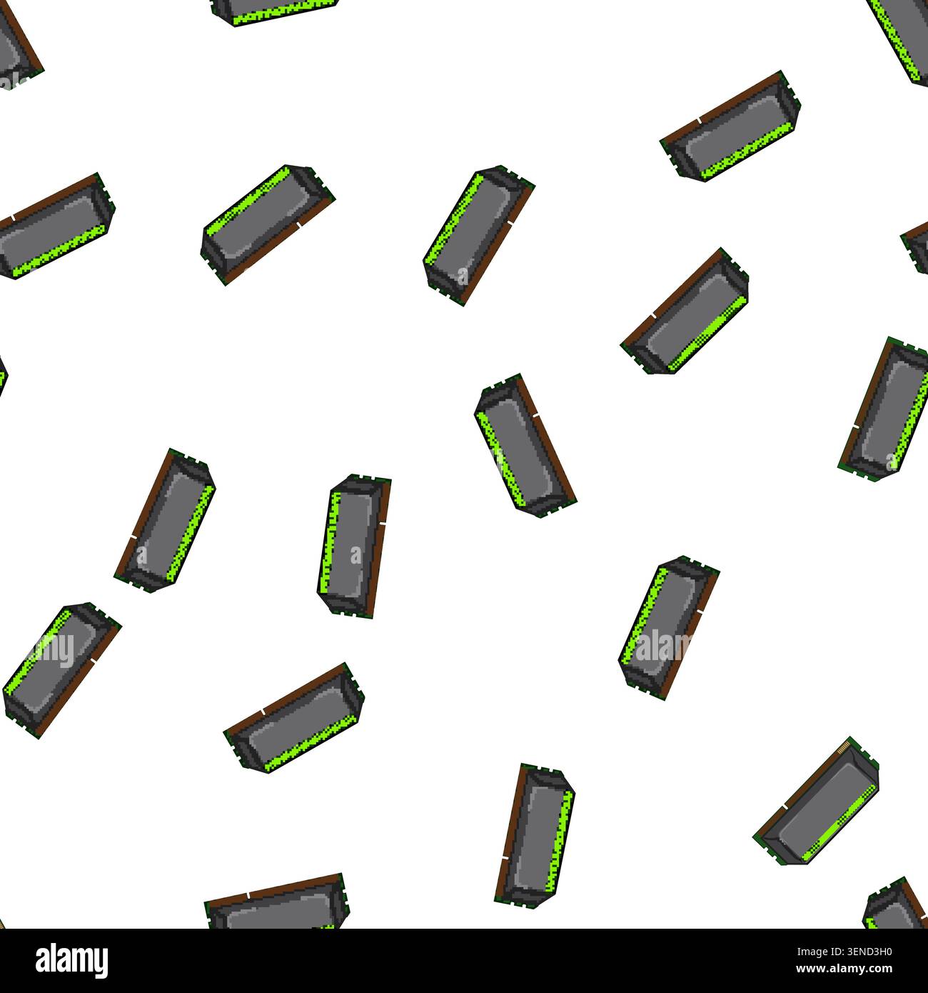 pattern service desktop memory cartoon. computer pc, ram access service desktop memory sign vector Stock Vector