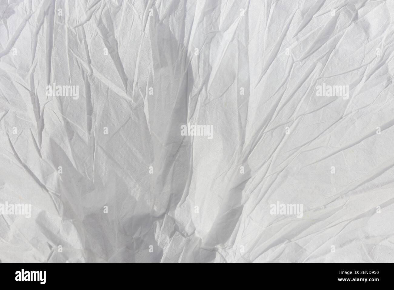 crumpled paper texture.  tissue background. Stock Photo