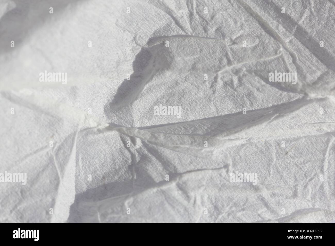 crumpled paper texture. tissue background. Stock Photo