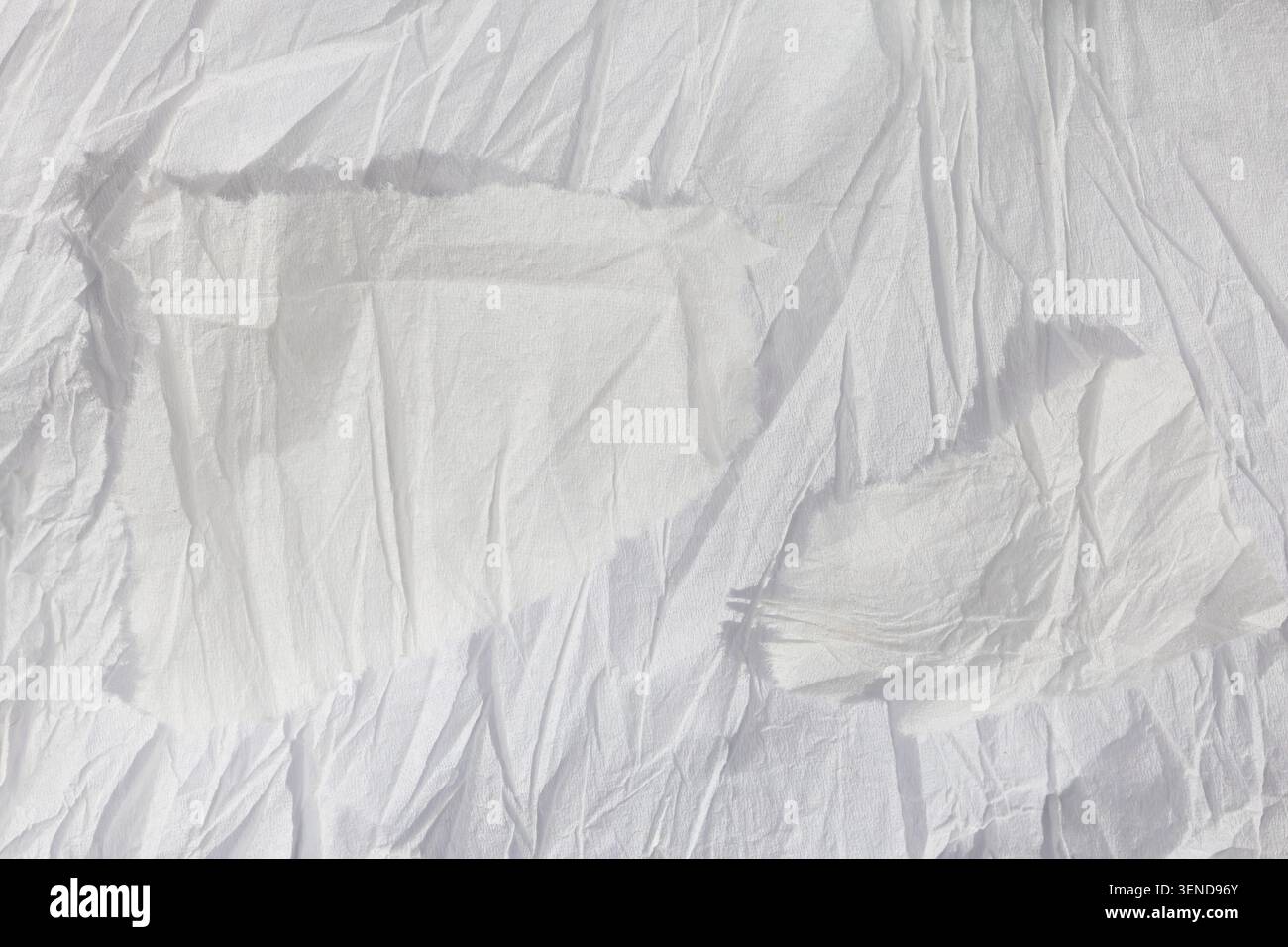 crumpled paper texture.  tissue background. Stock Photo