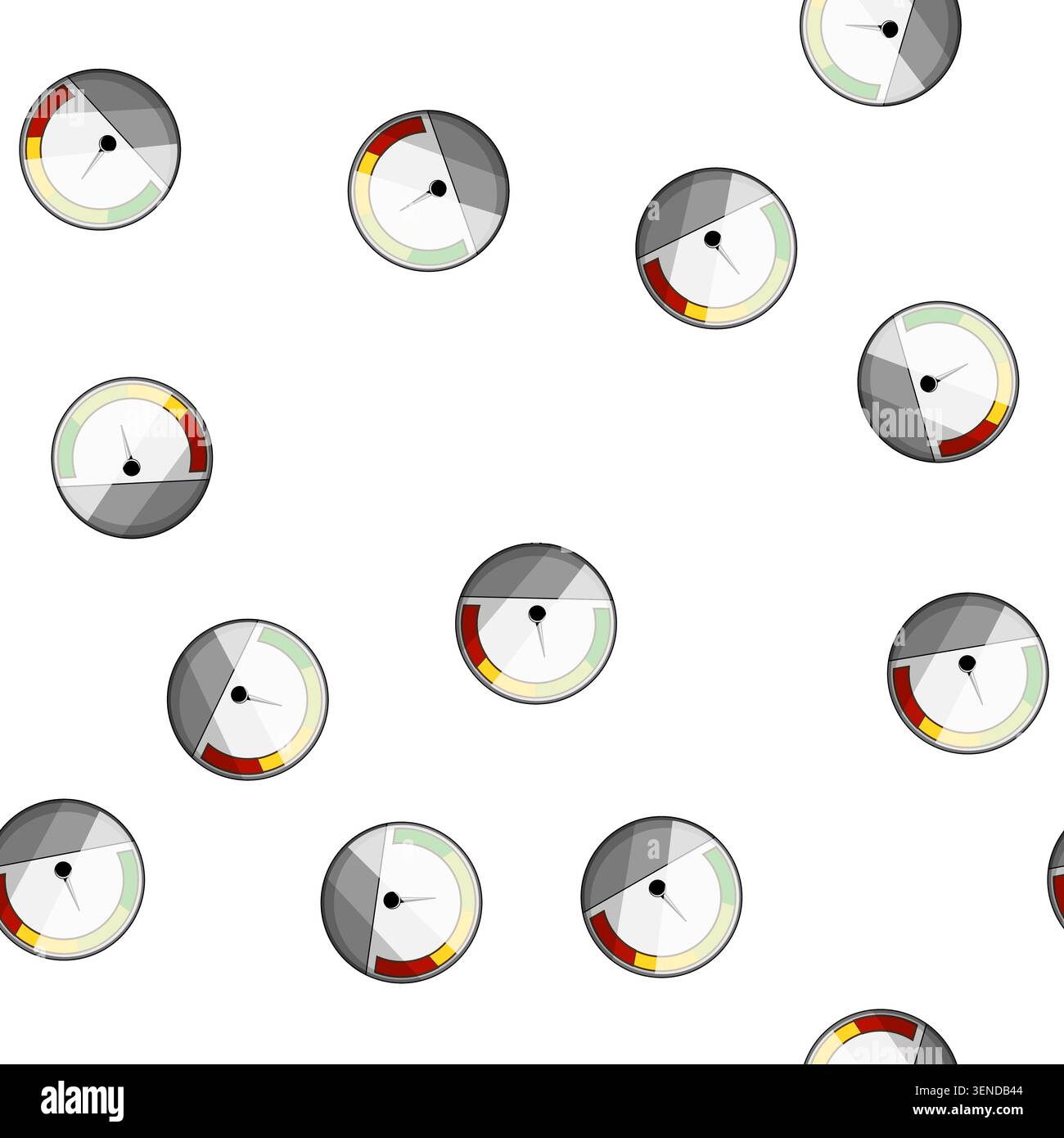 pattern odometer speedometer cartoon. tachometer dashboard, instrument cluster, calibration accuracy odometer speedometer sign vector Stock Vector