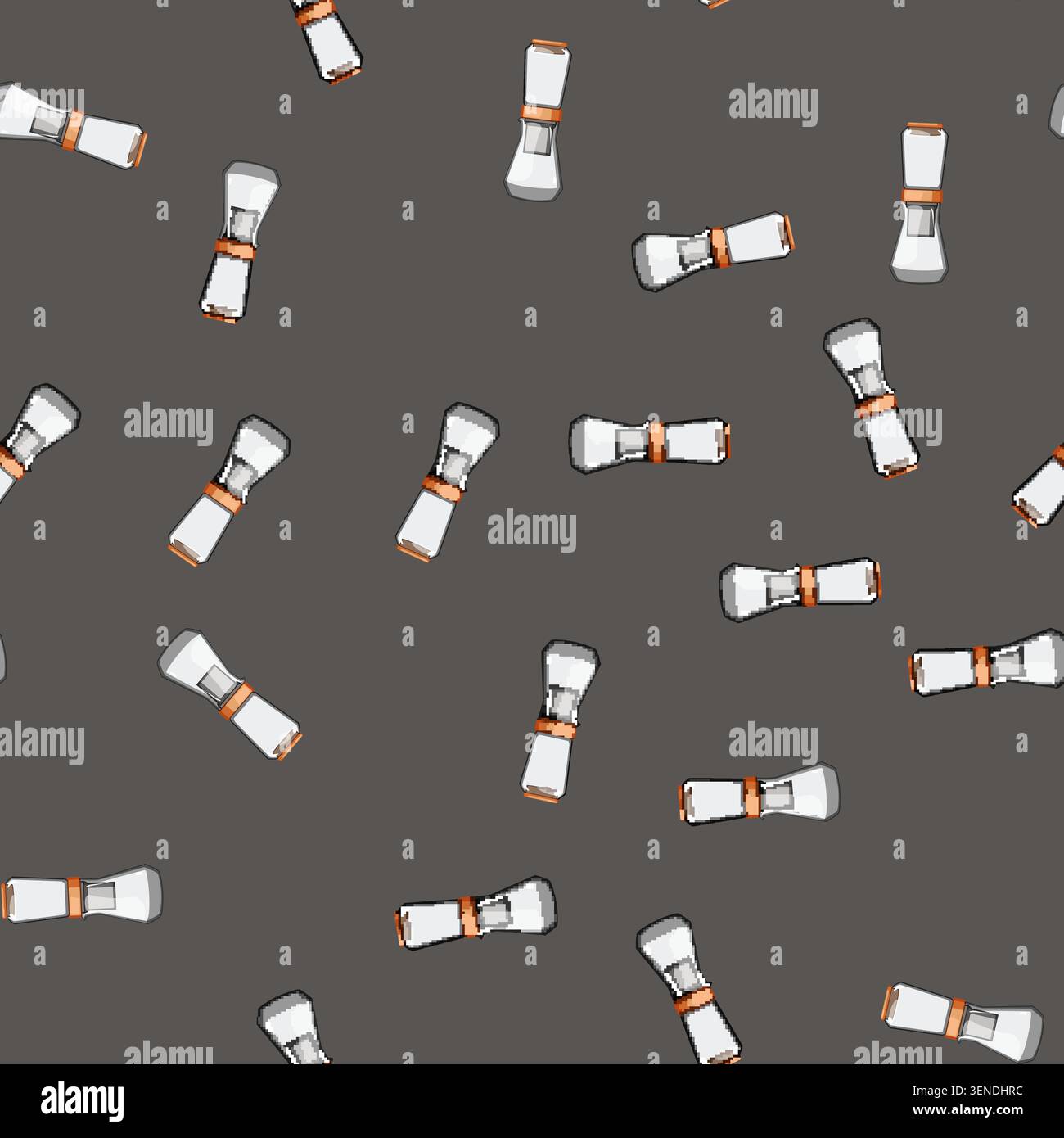 seamless pattern cold ice drip coffee cartoon. cold ice drip coffee sign vector Stock Vector